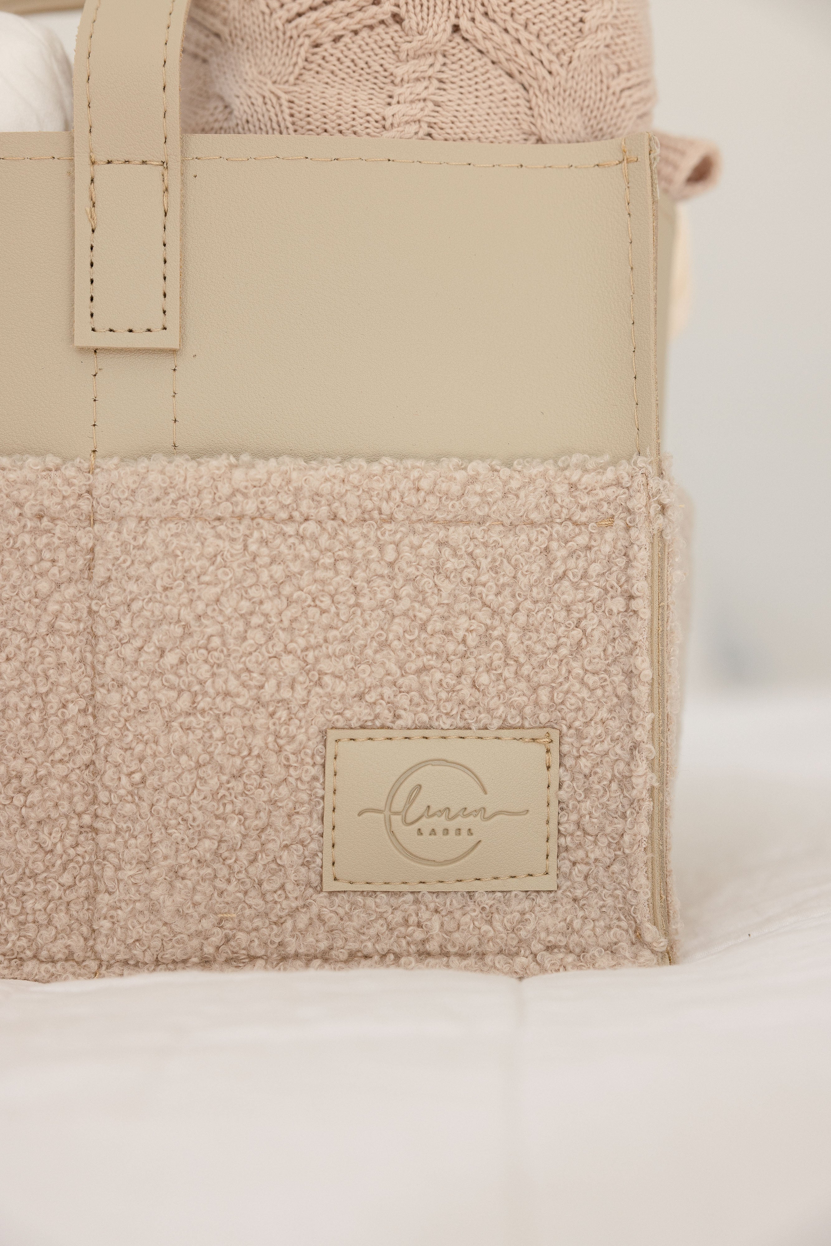 Nappy Caddy- Luxe Range- Nude