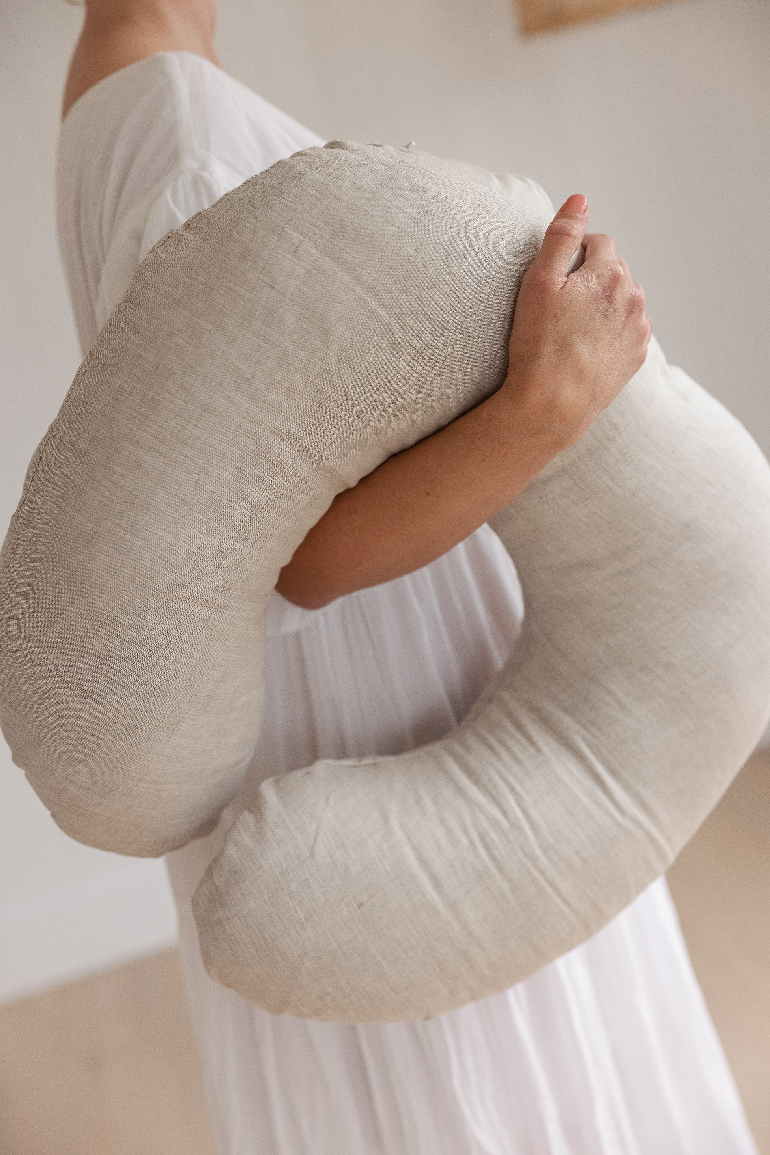 Nursing Pillow & Cover- Natural Oat