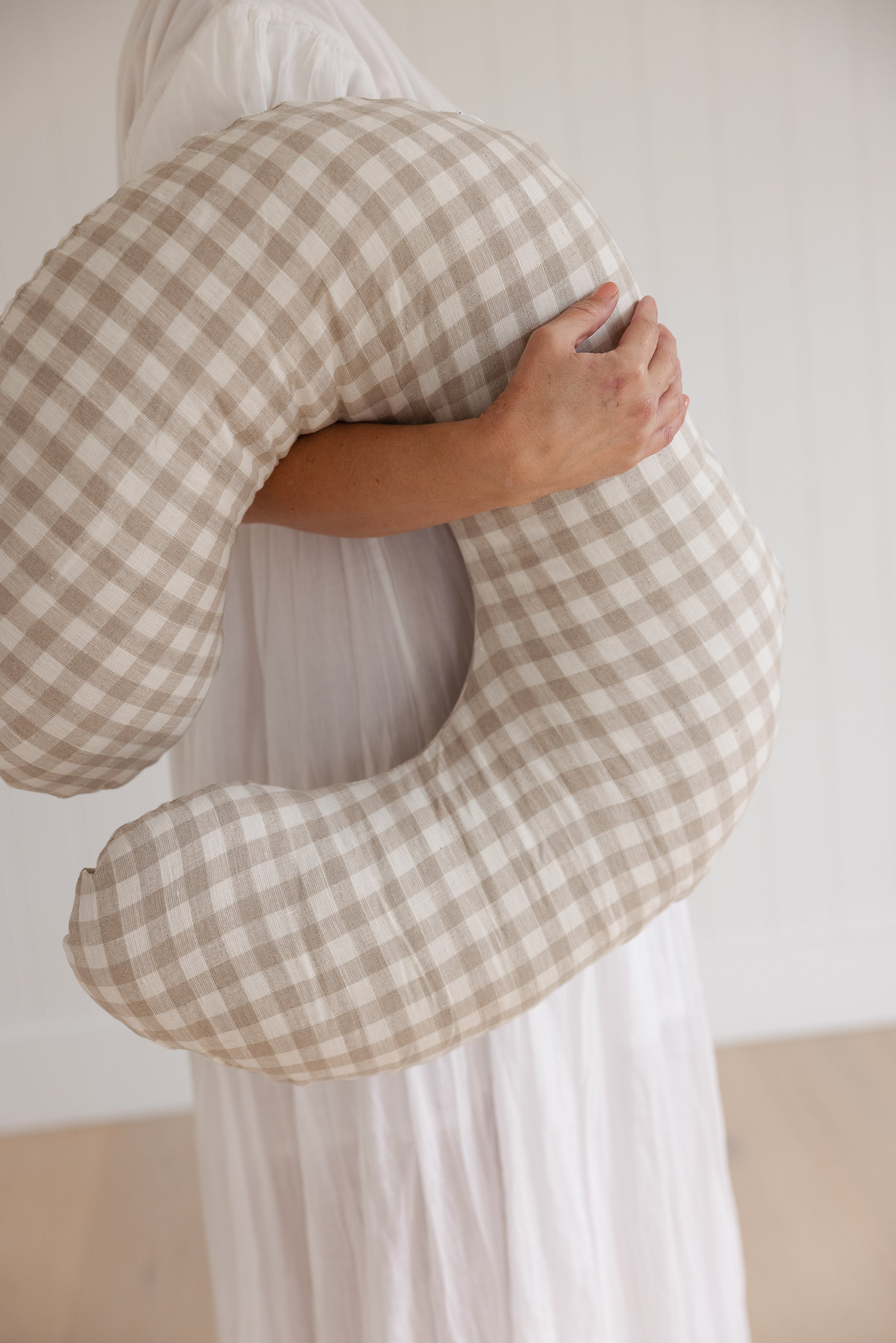 Nursing Pillow & Cover- Gingham