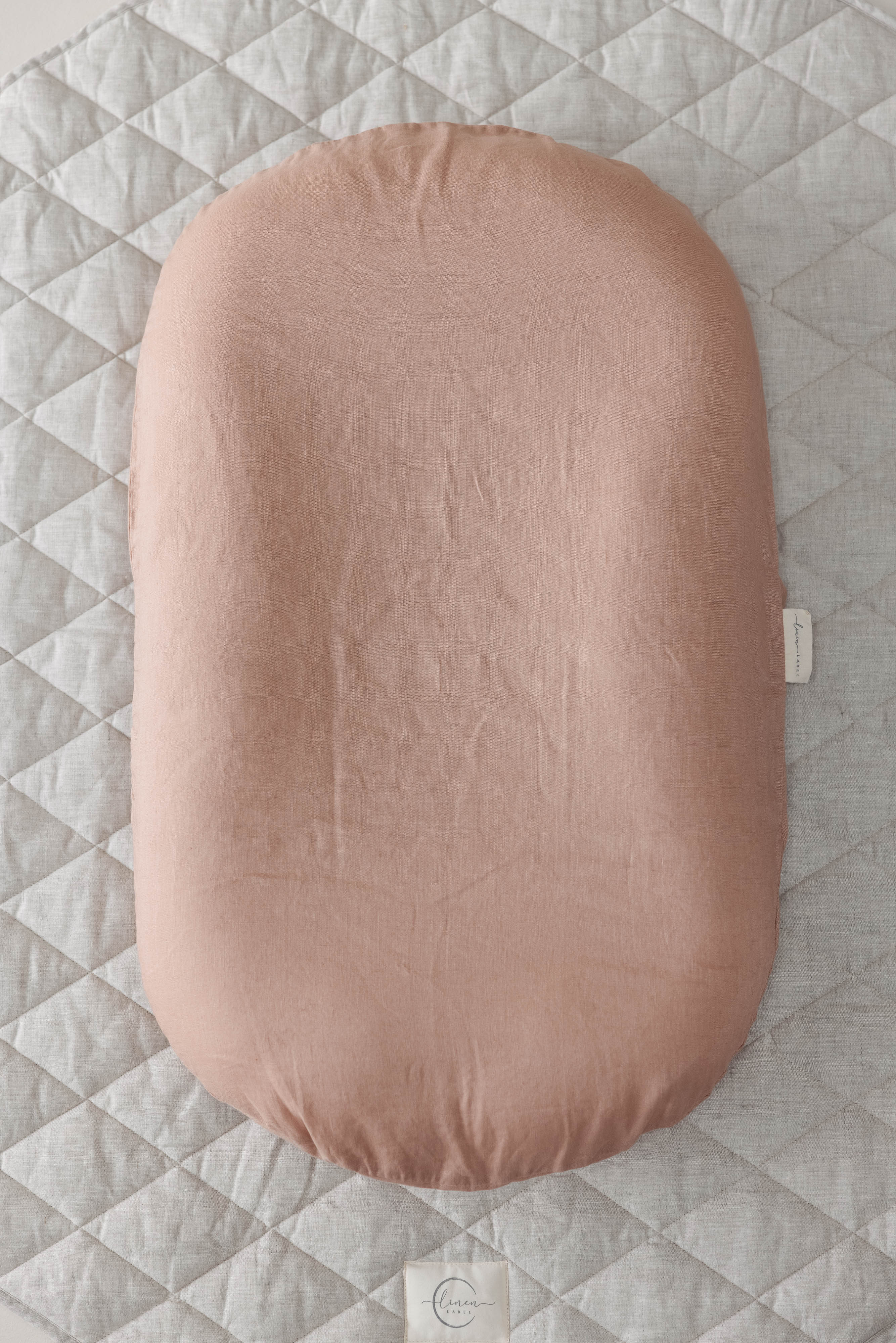 Baby Lounger Nest + Soft Clay Linen Cover