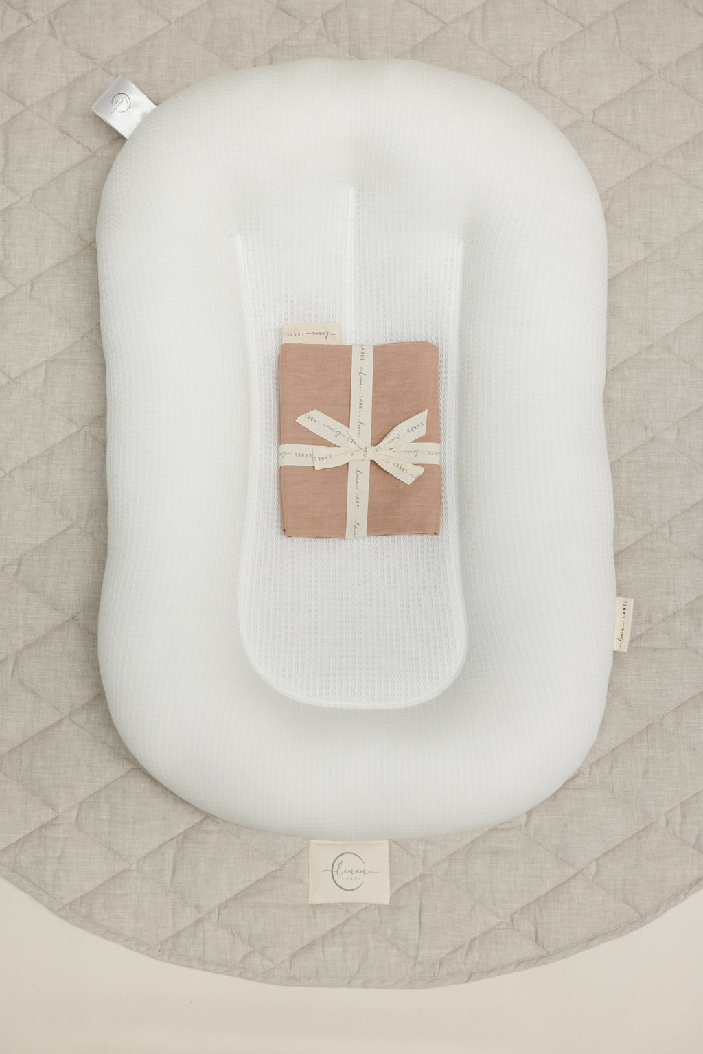 Baby Lounger Nest + Soft Clay Linen Cover