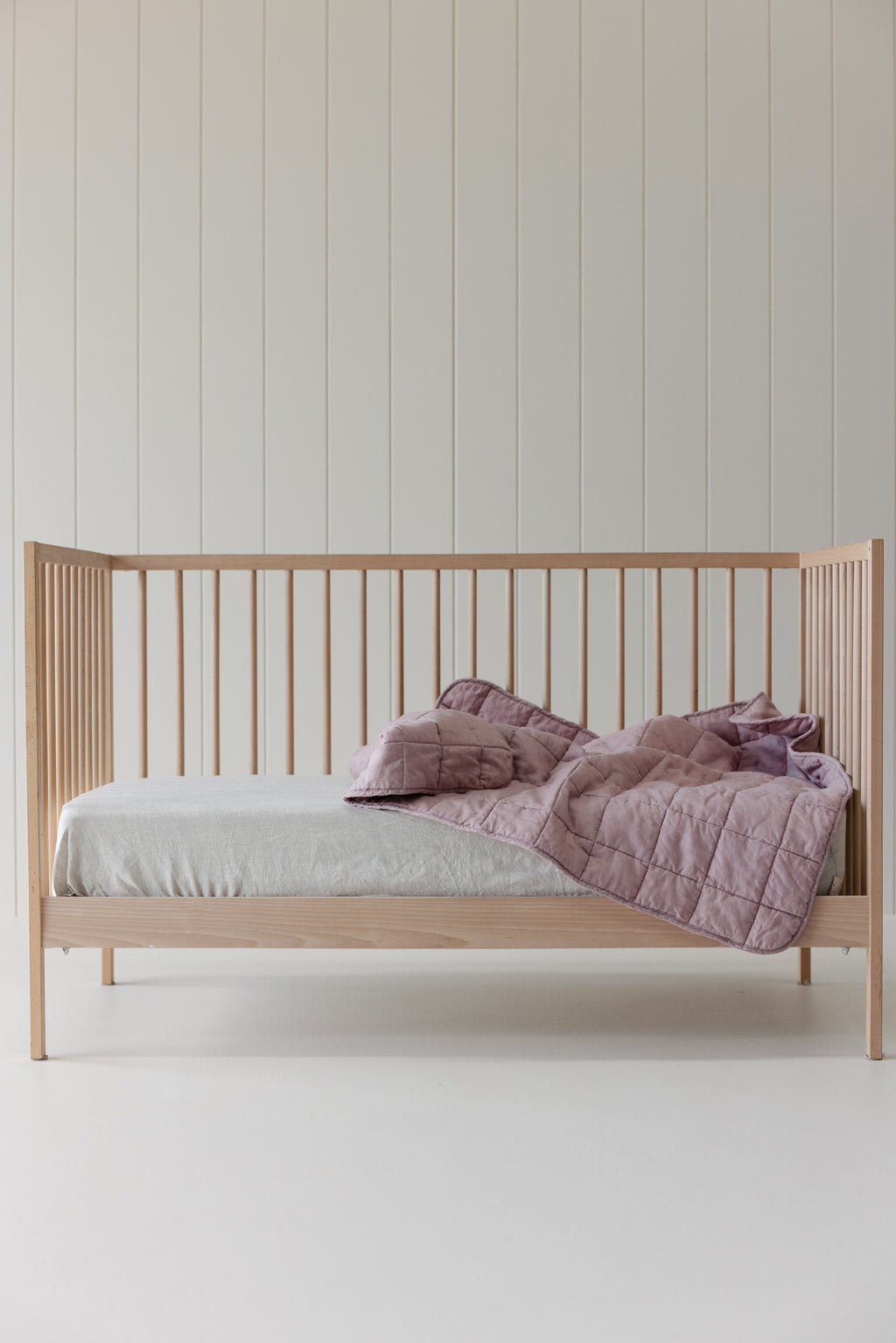 Rectangle Toddler blanket & Play Mat- Solid Blush