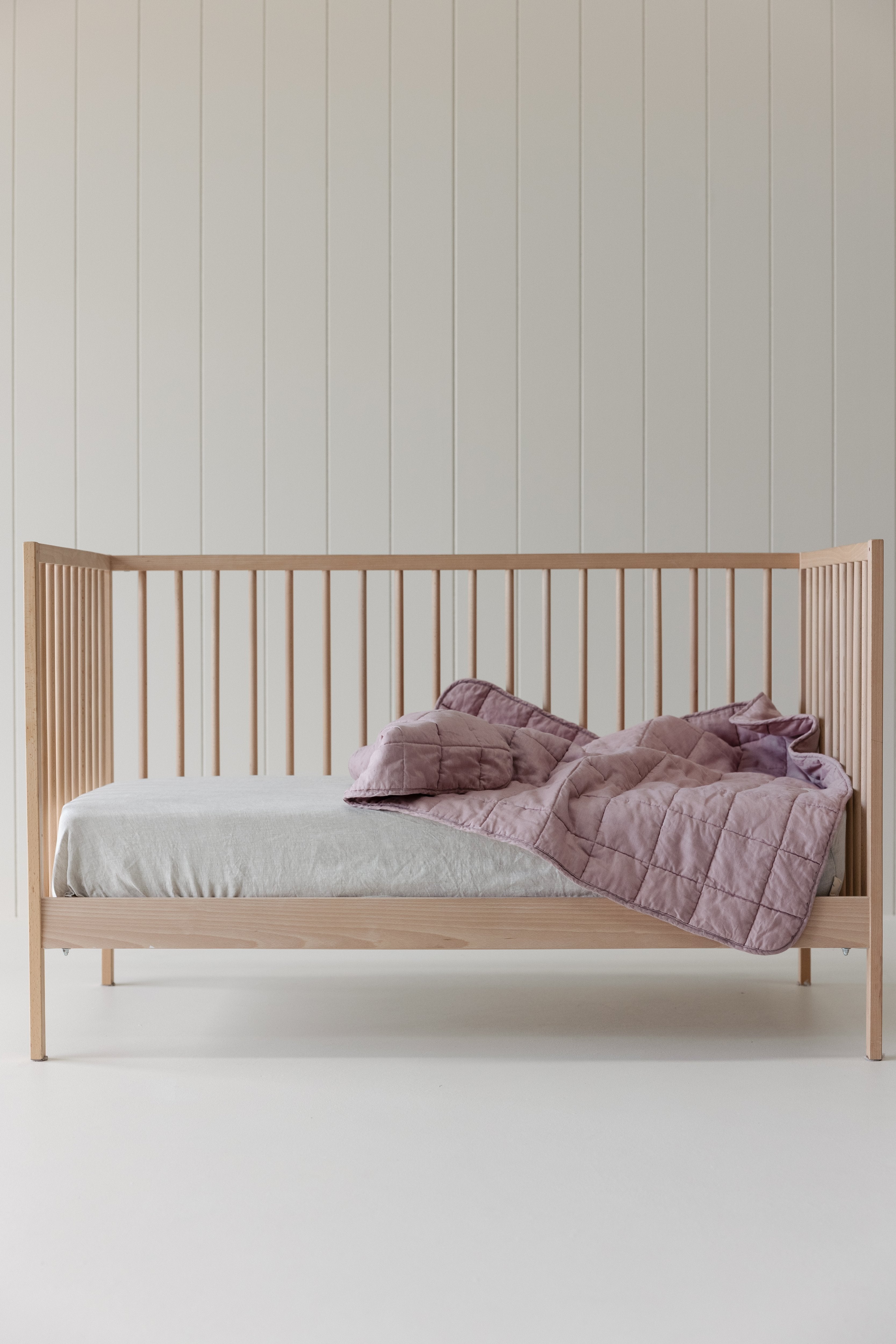 Rectangle Toddler blanket & Play Mat- Solid Blush