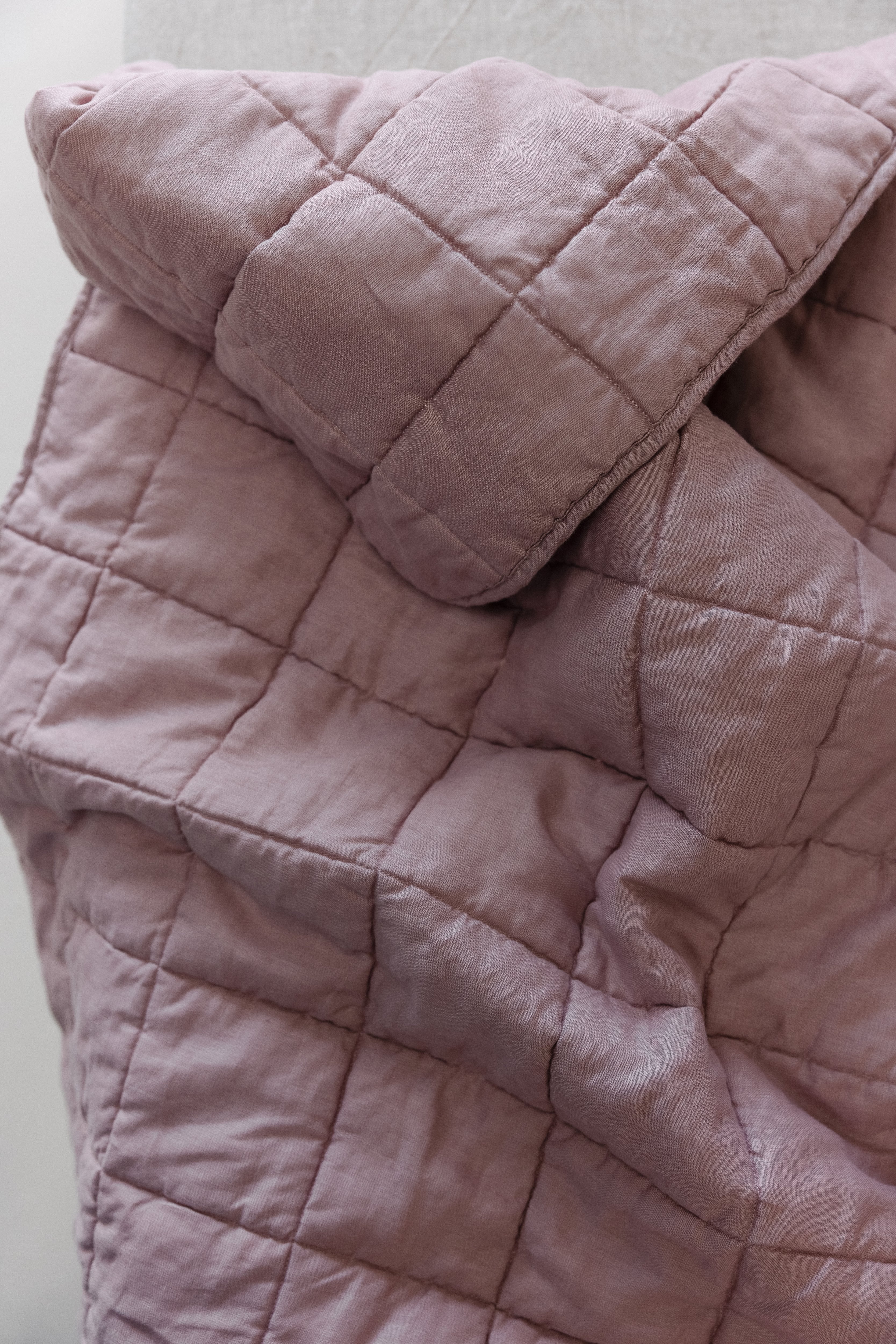 Rectangle Toddler blanket & Play Mat- Solid Blush