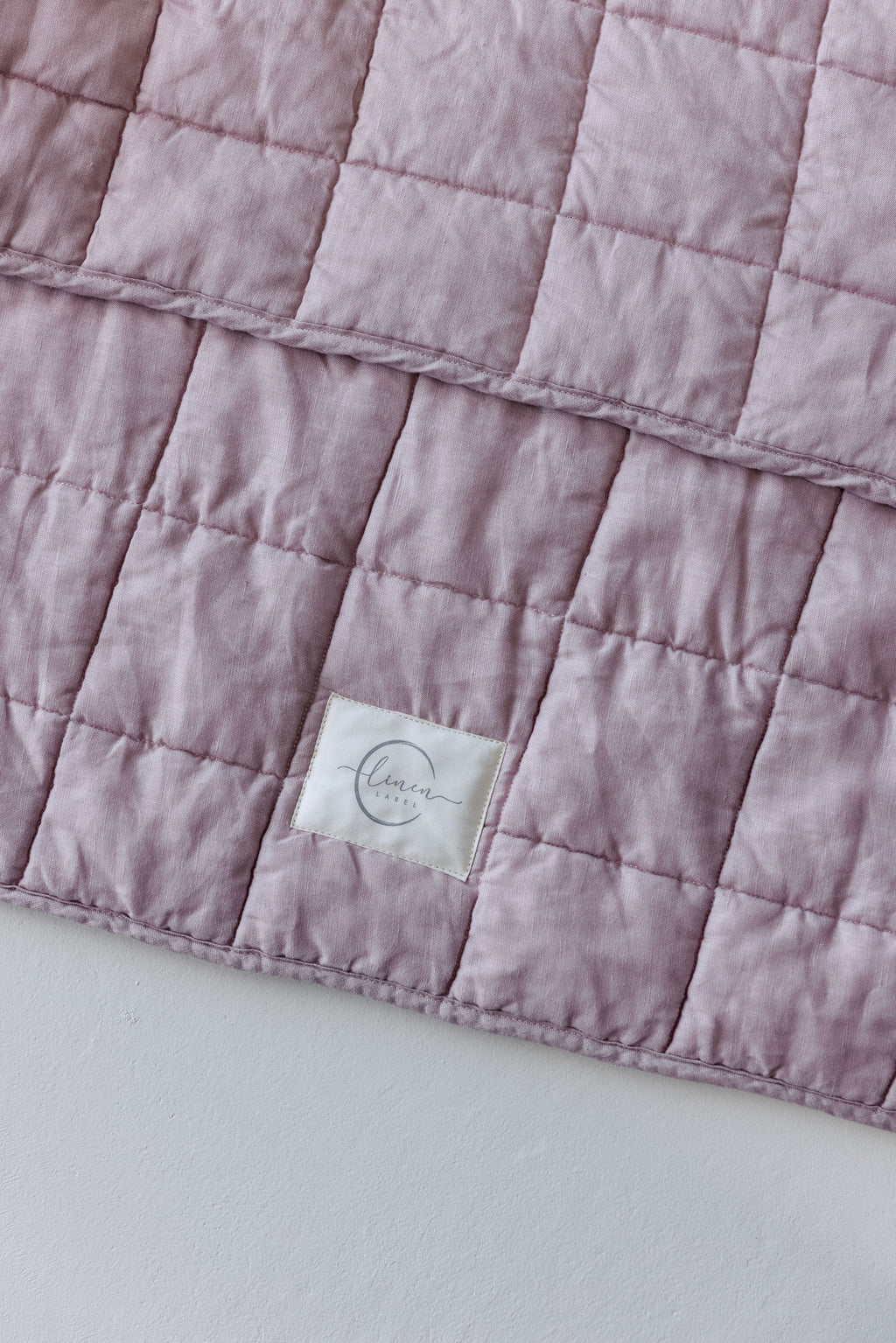Rectangle Toddler blanket & Play Mat- Solid Blush