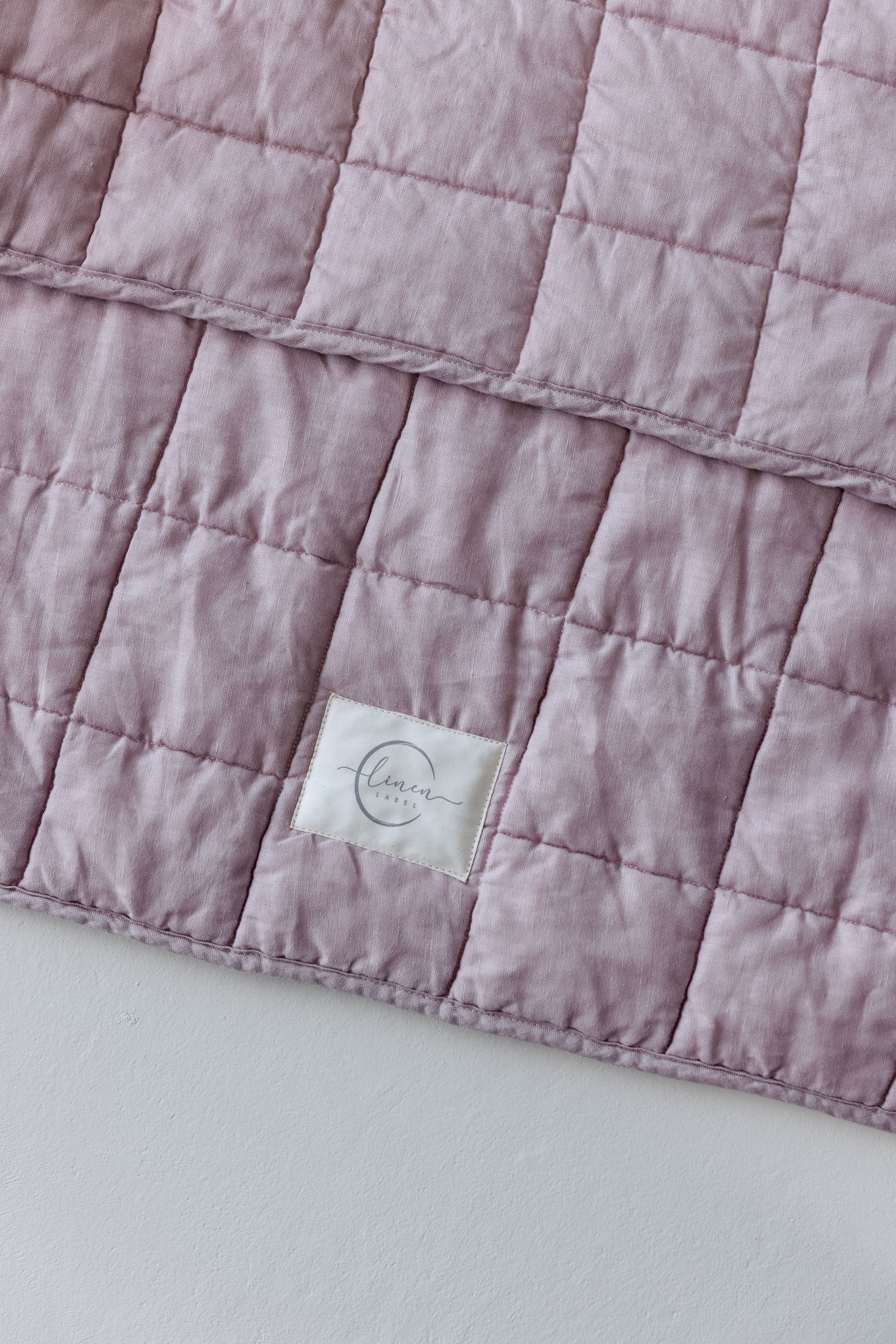 Rectangle Toddler blanket & Play Mat- Solid Blush