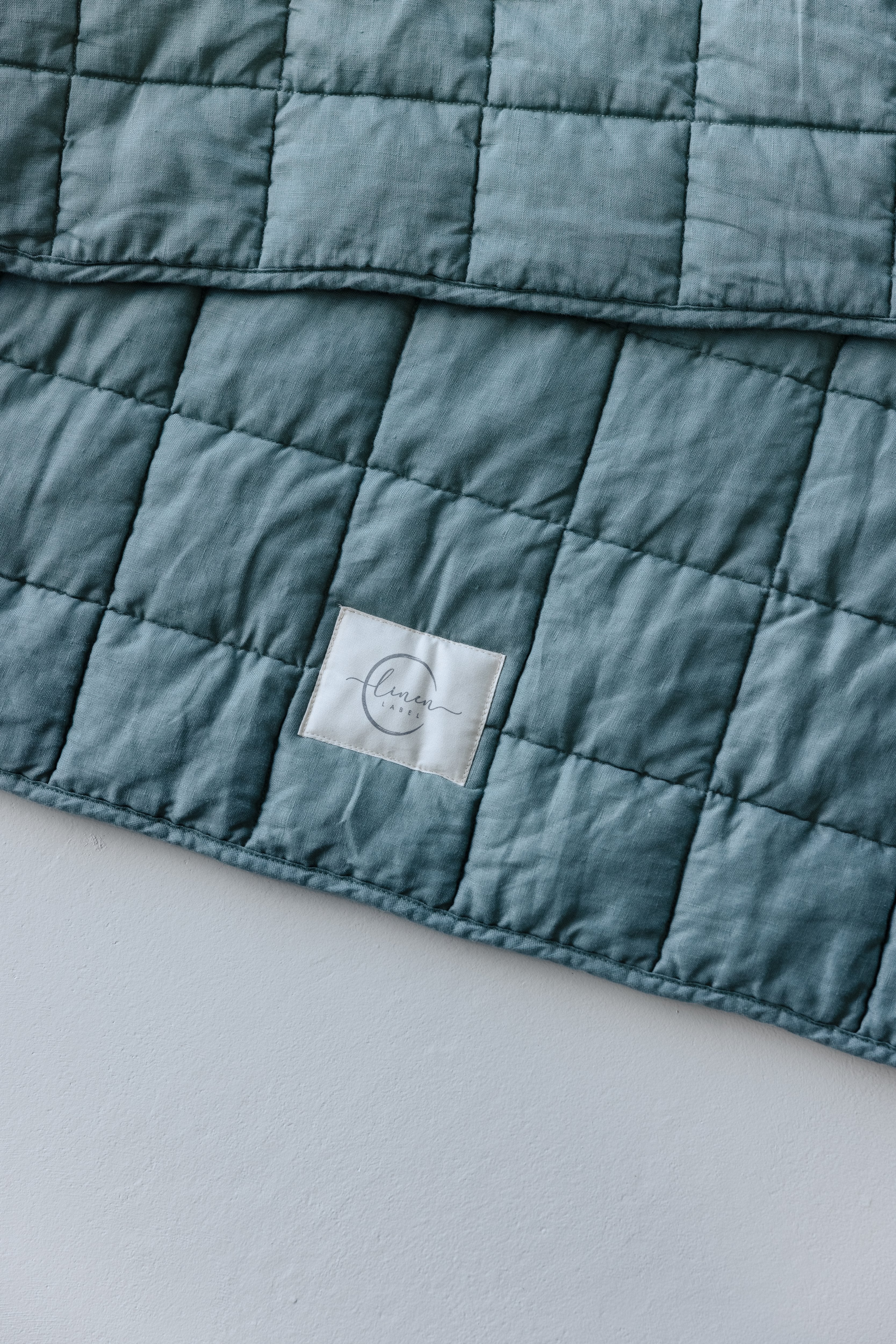 Rectangle Toddler blanket & Play Mat- Solid Opal Sage