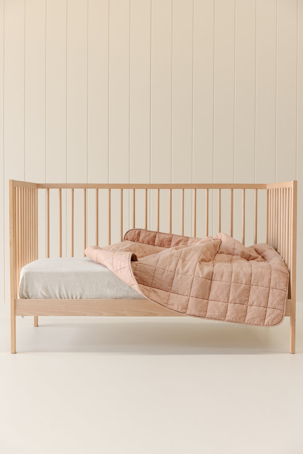 Rectangle Toddler blanket & Play Mat- Solid Soft Clay