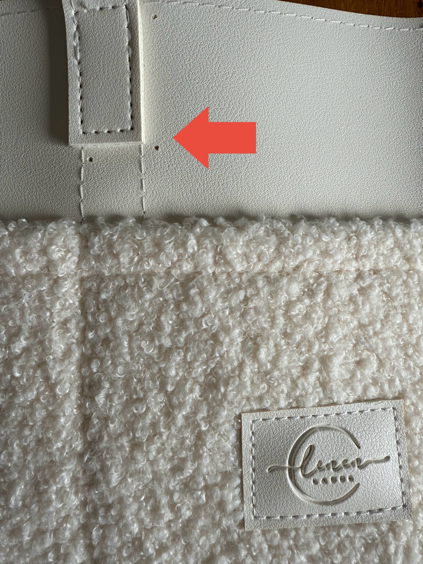 Nappy Caddy- Luxe Range- Snow (Factory 2nd's)