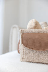 Nappy Caddy- Nude- Large Side Pocket