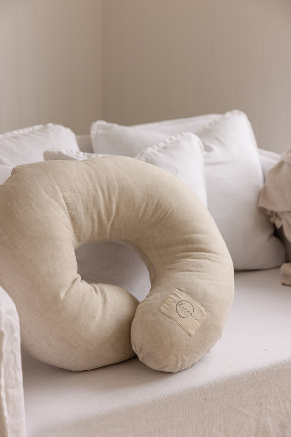 Nursing Pillow & Cover- Natural Oat