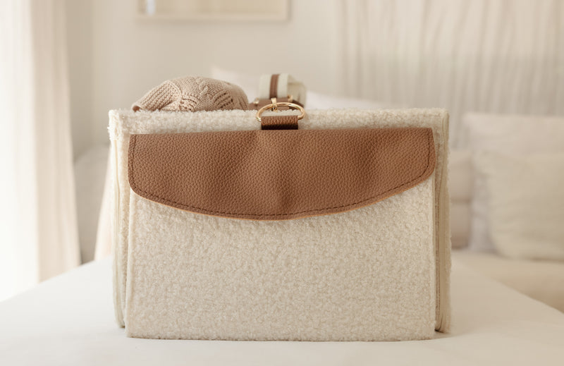 Nappy Caddy XL- Snow Tan