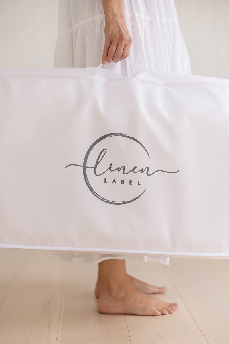 Linen Label dust cover carry bag to protect your lounger when not in use