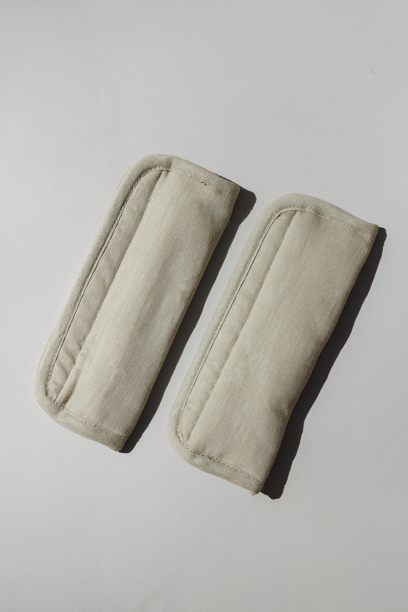 Stroller covers- Pure Linen Pram strap covers