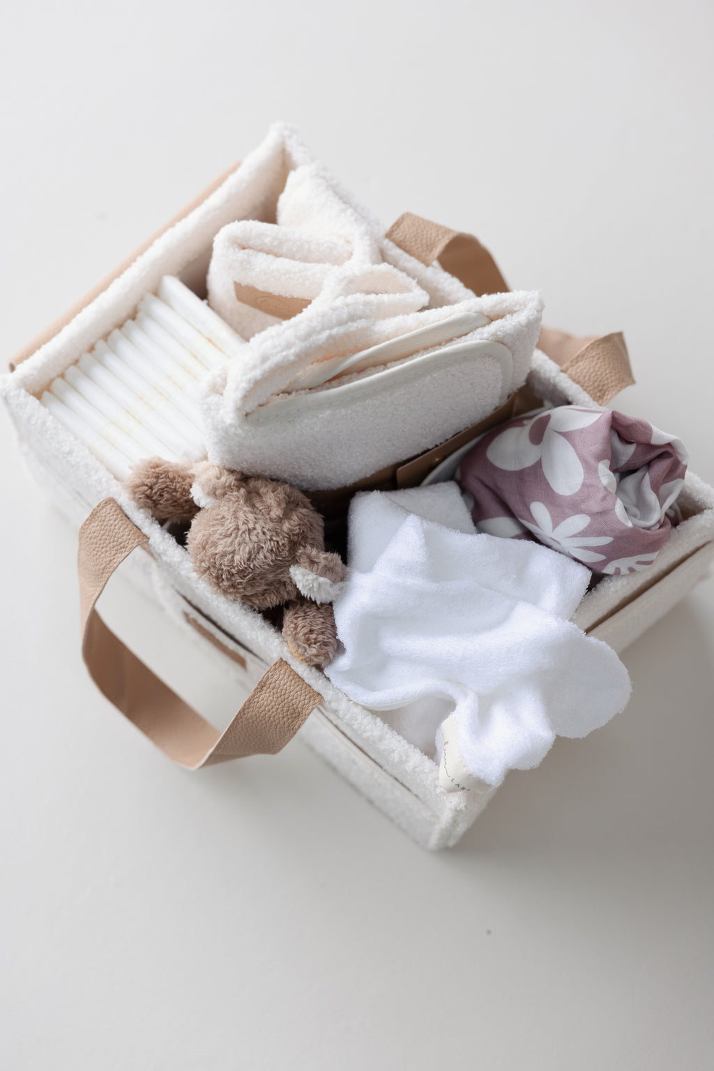 Teddy Classic Nappy Caddy- Snow Fawn - NEW