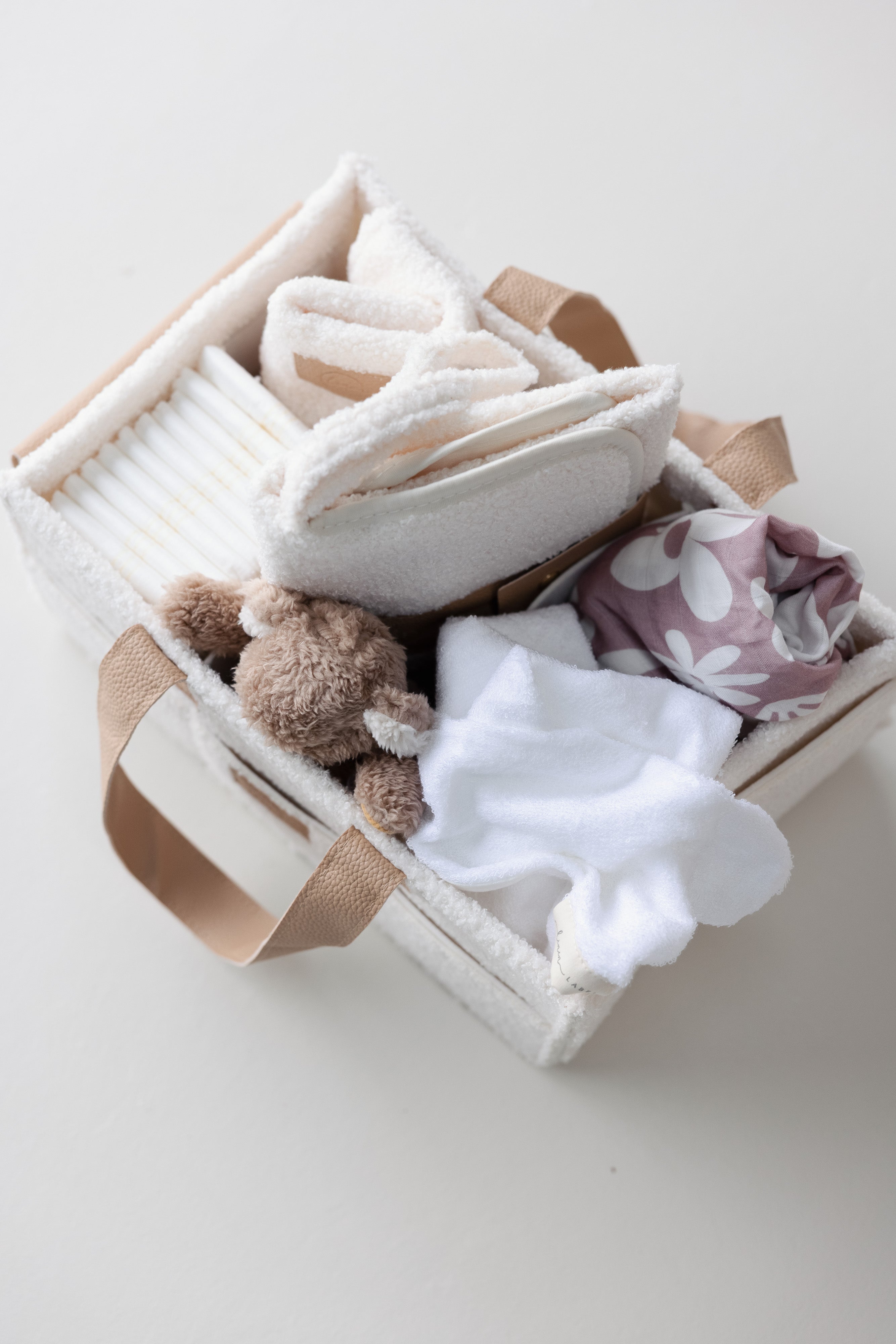 Teddy Classic Nappy Caddy- Snow Fawn - NEW