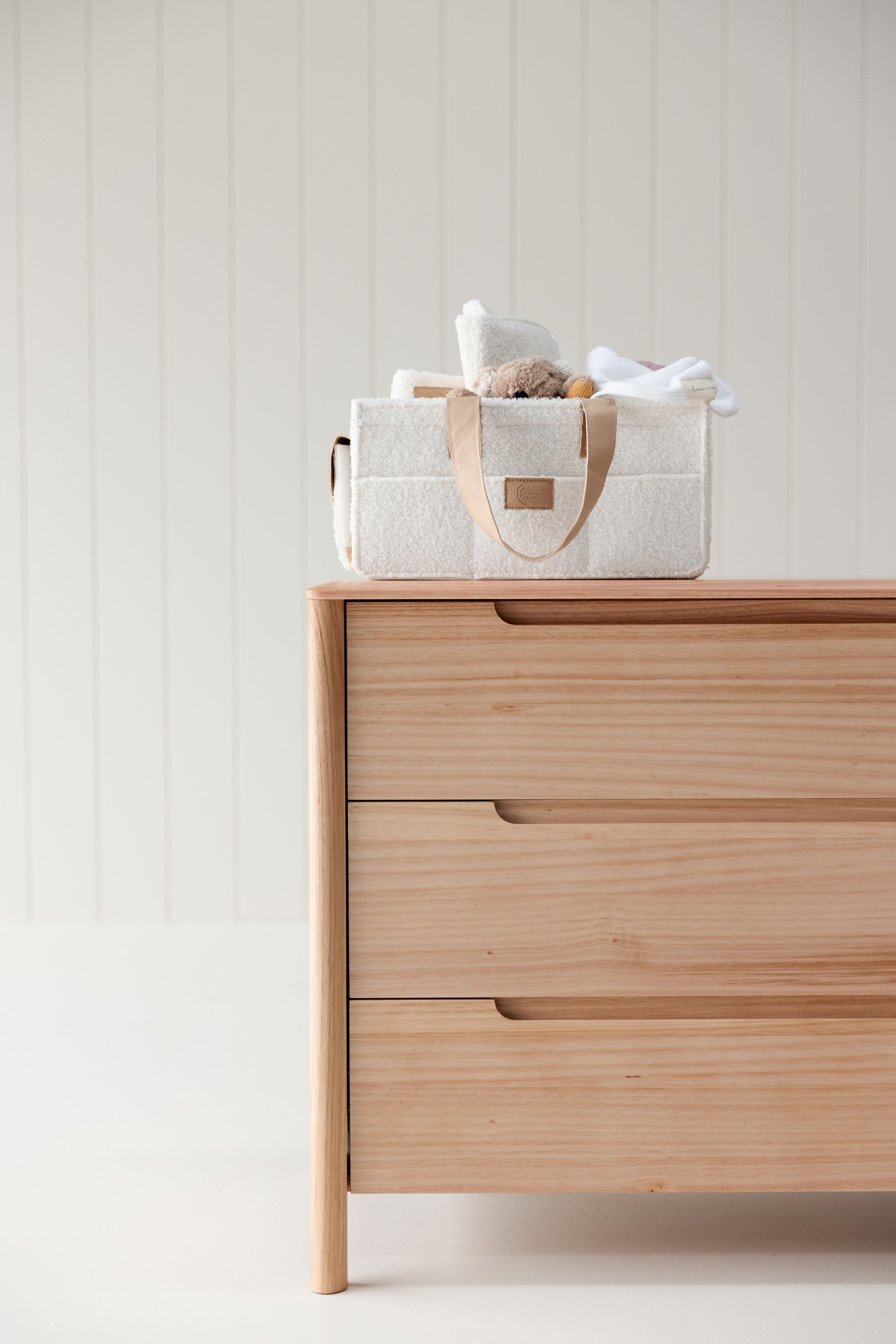 Teddy Classic Nappy Caddy- Snow Fawn - NEW