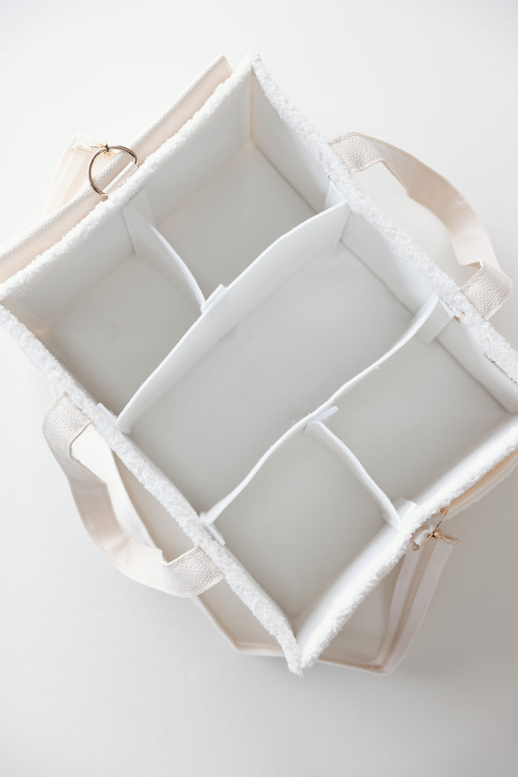 XL Teddy Nappy Caddy- Snow - NEW