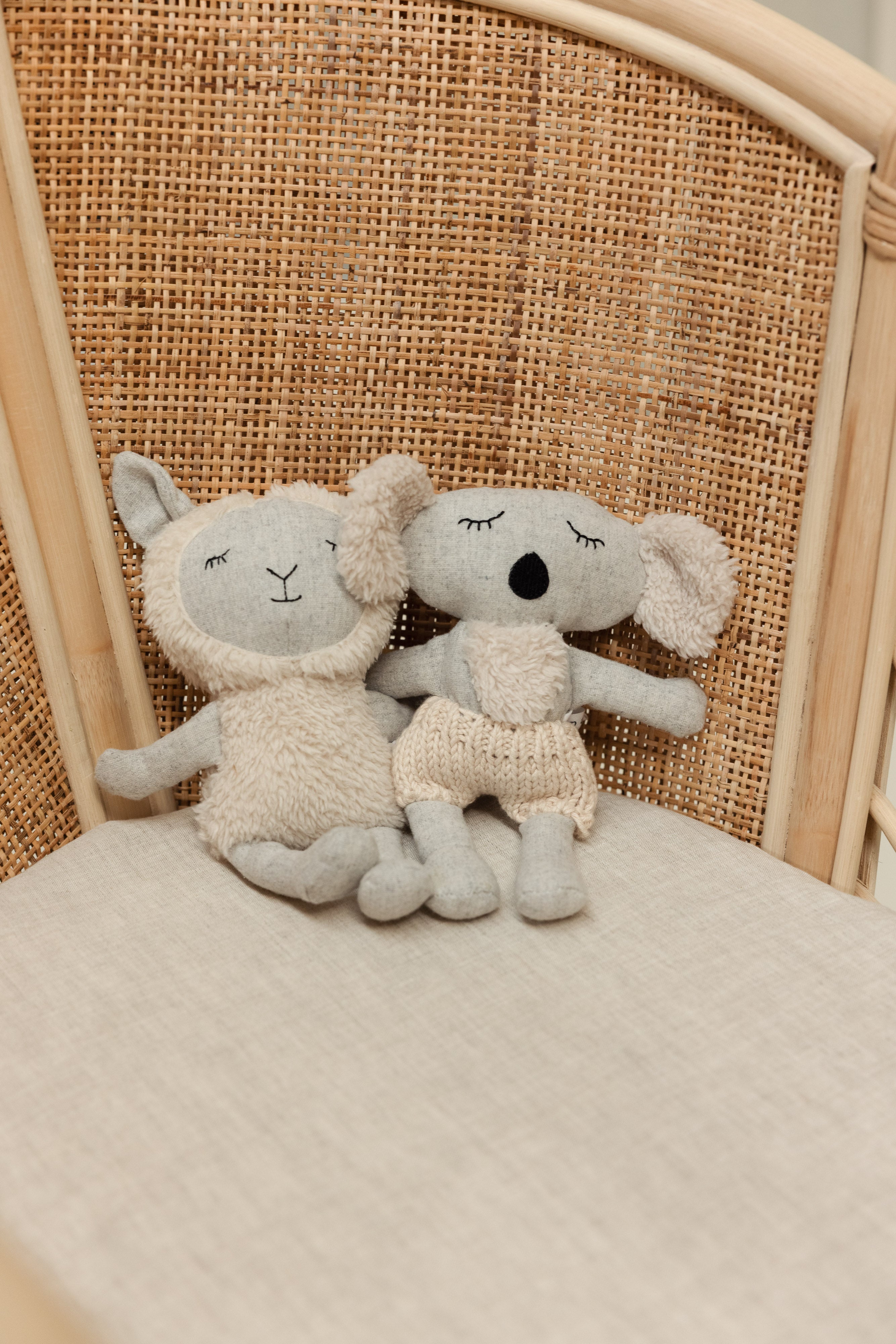 Linen Bassinet Sheet- Natural Oat