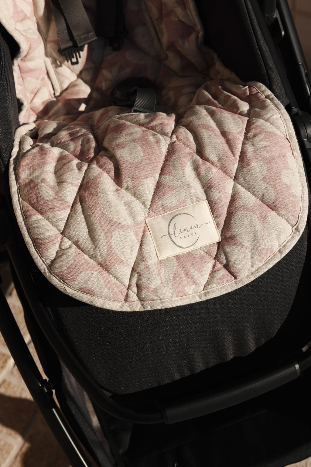Pram Liner - Blush Print