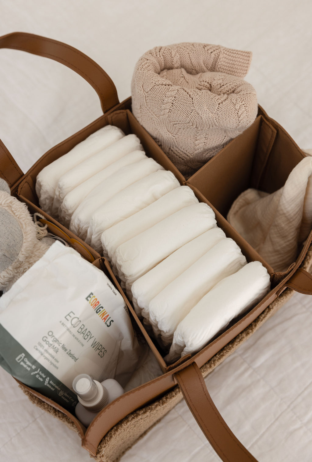 Nappy Caddy- Luxe Range- Coco