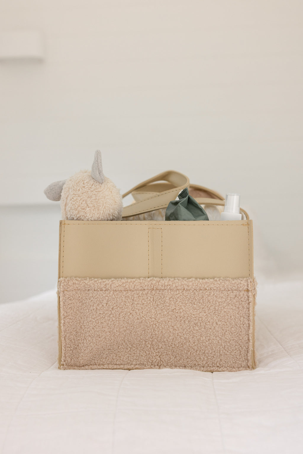 Nappy Caddy- Luxe Range- Nude