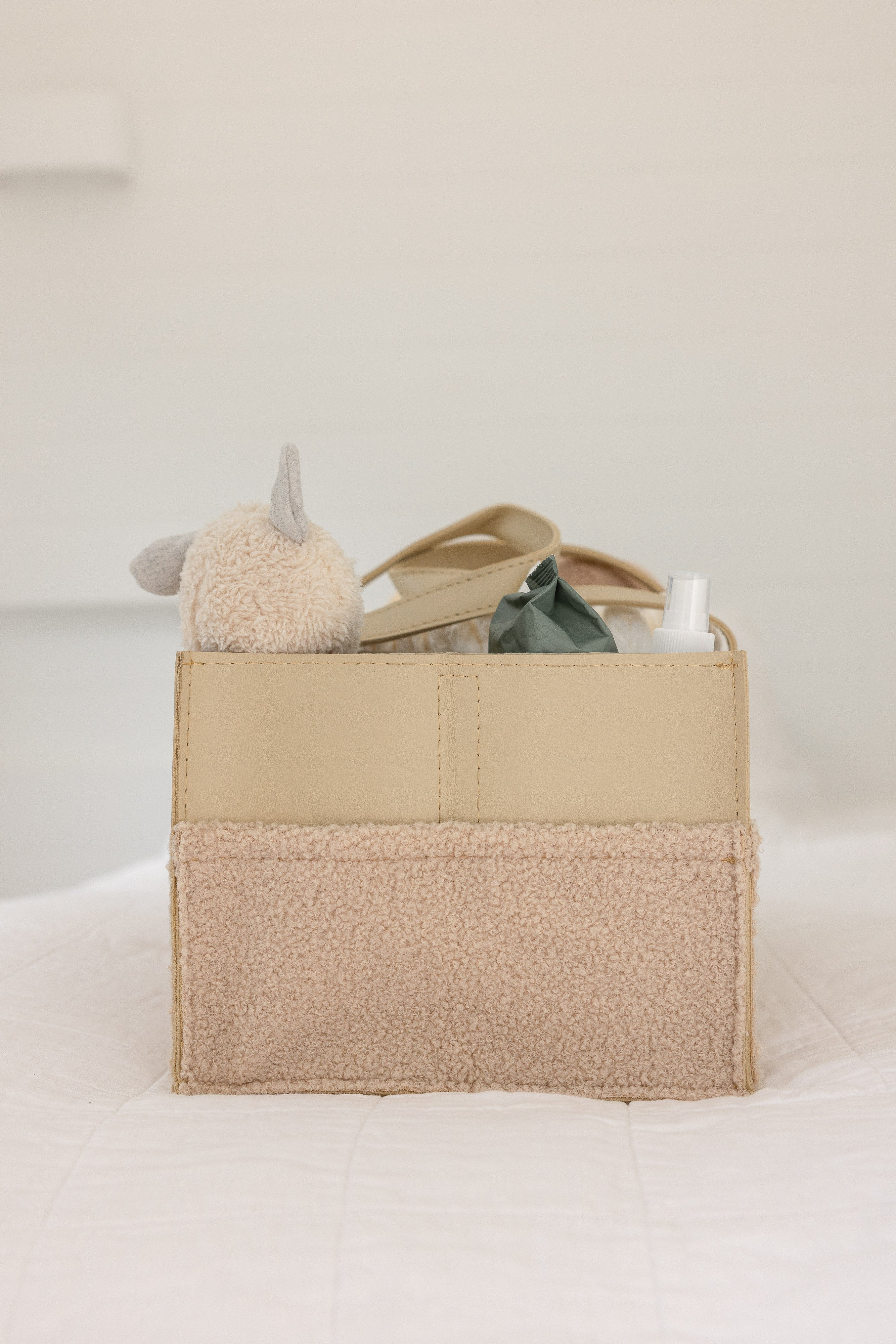 Nappy Caddy- Luxe Range- Nude
