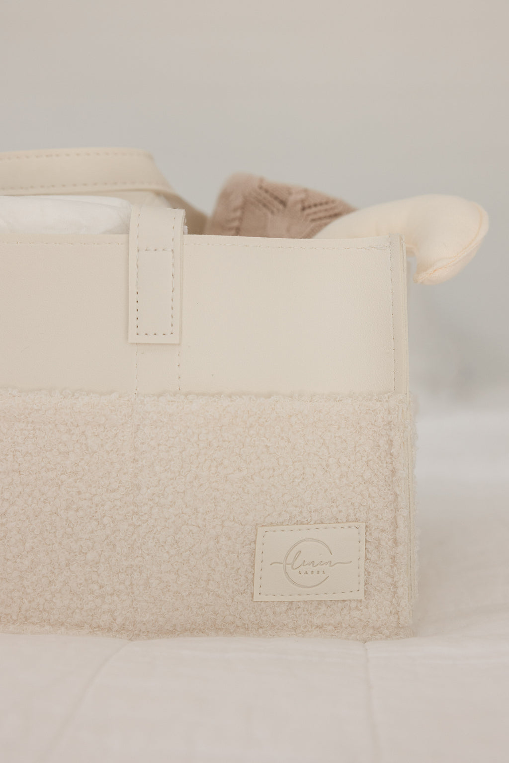 Nappy Caddy- Luxe Range- Snow