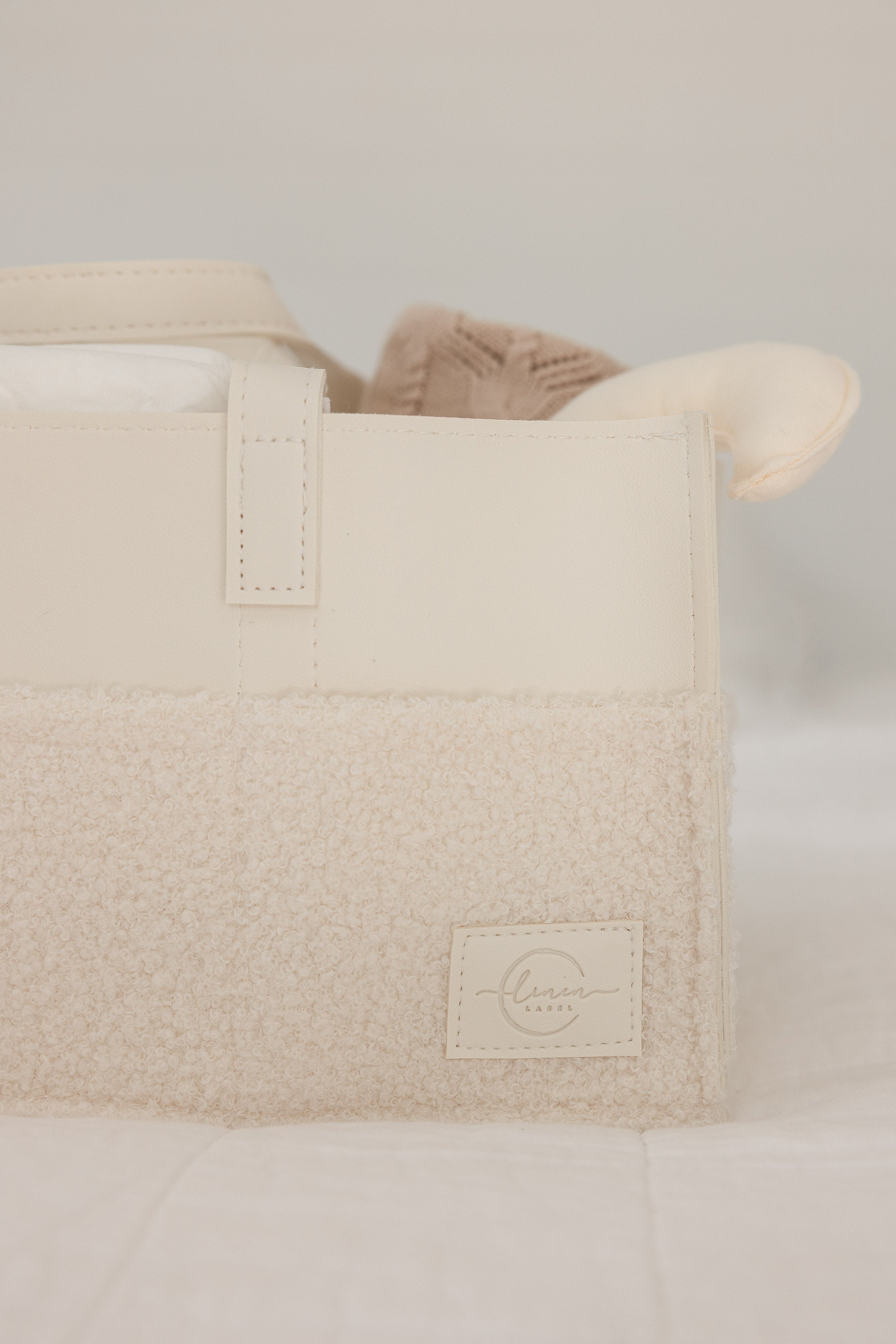 Nappy Caddy- Luxe Range- Snow
