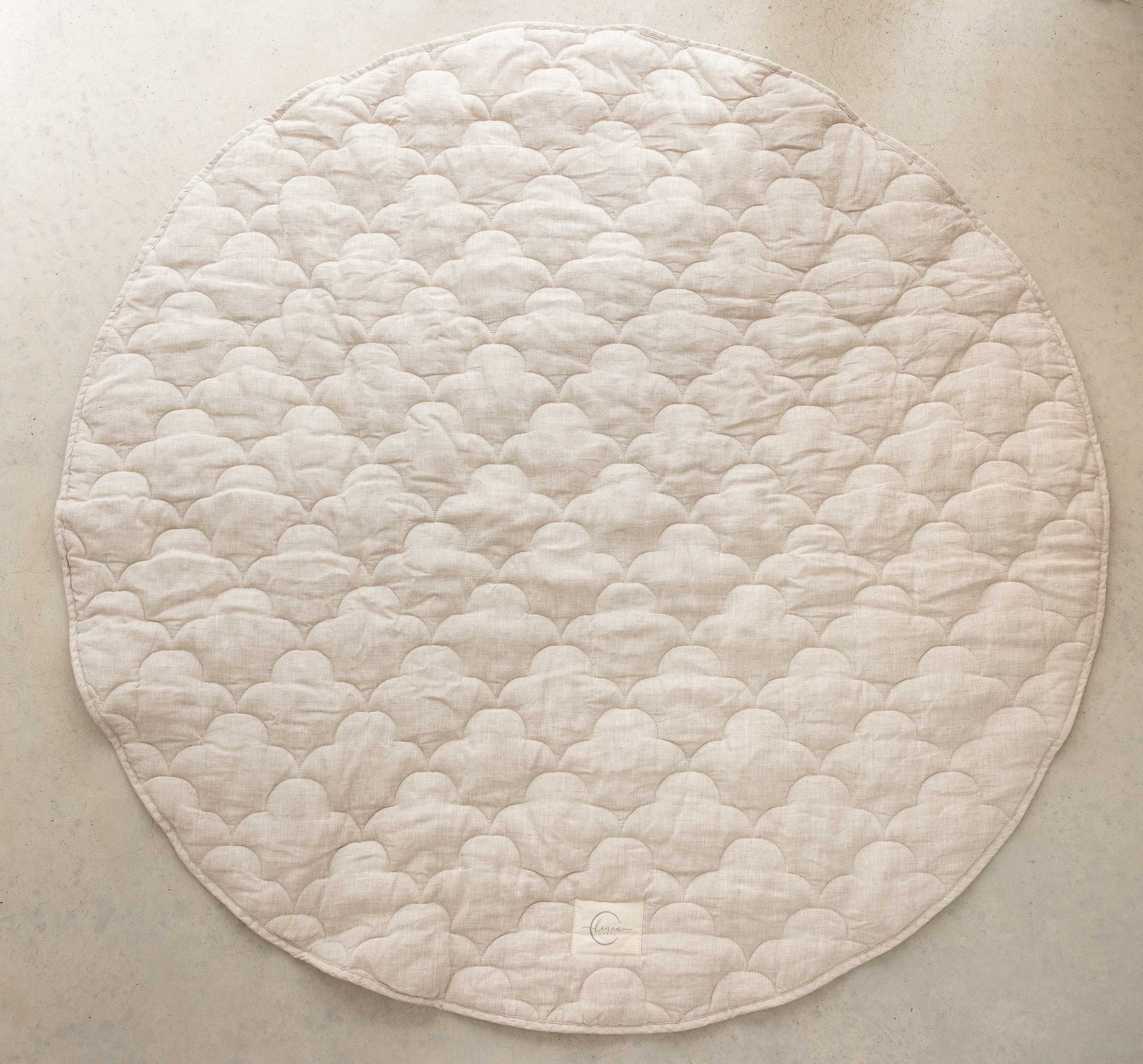 Oat & Stripe Cloud Quilted - Play Mat