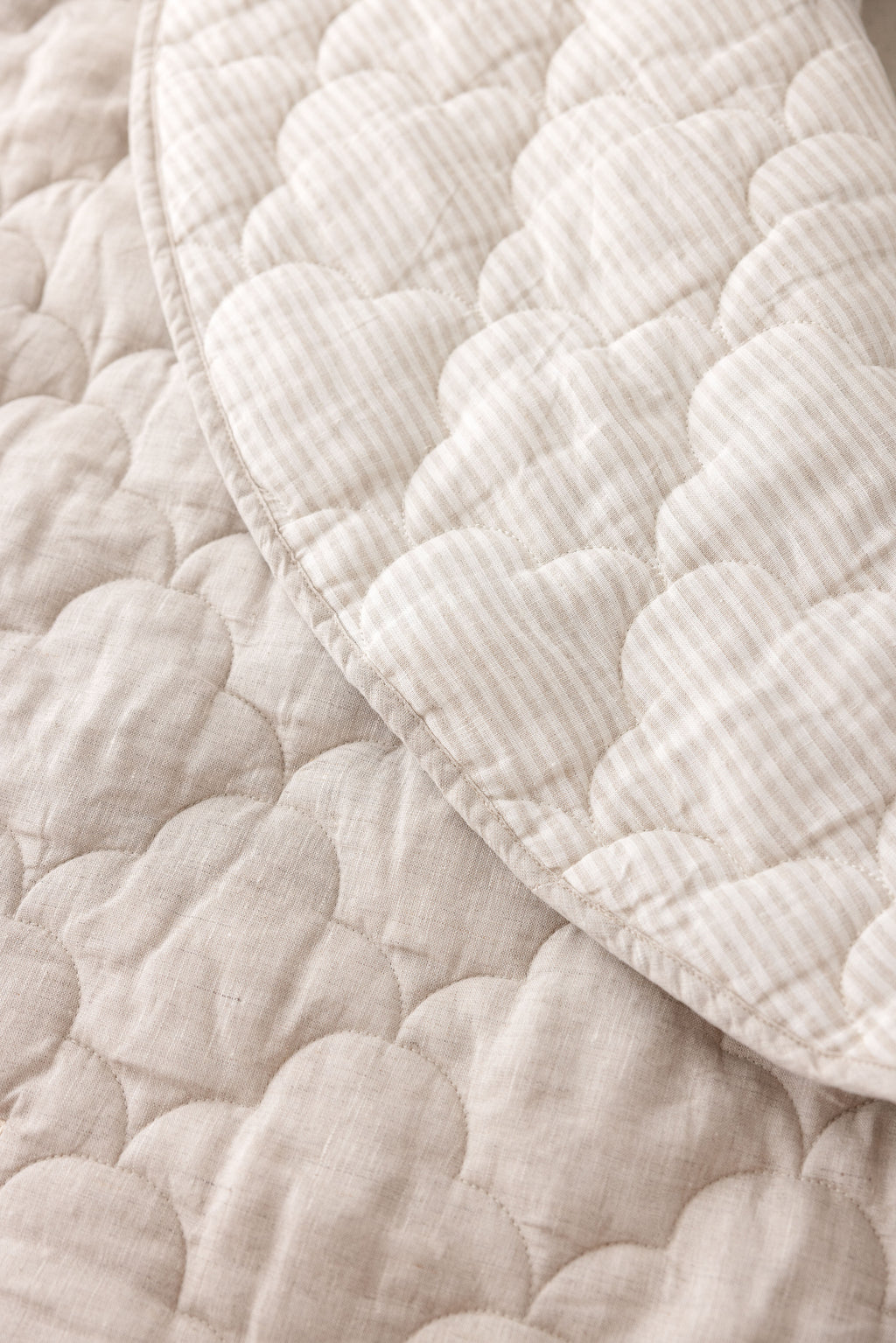 Oat & Stripe Cloud Quilted - Play Mat