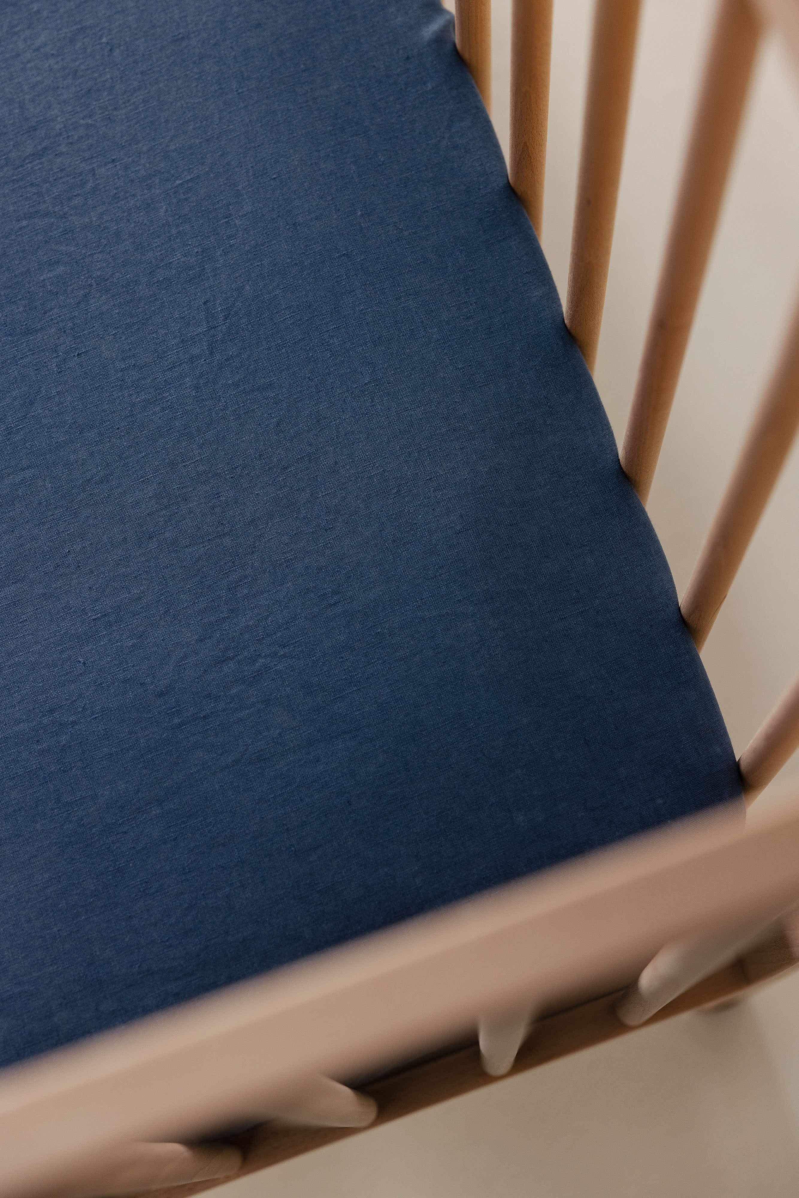Cot Sheet - Denim Blue