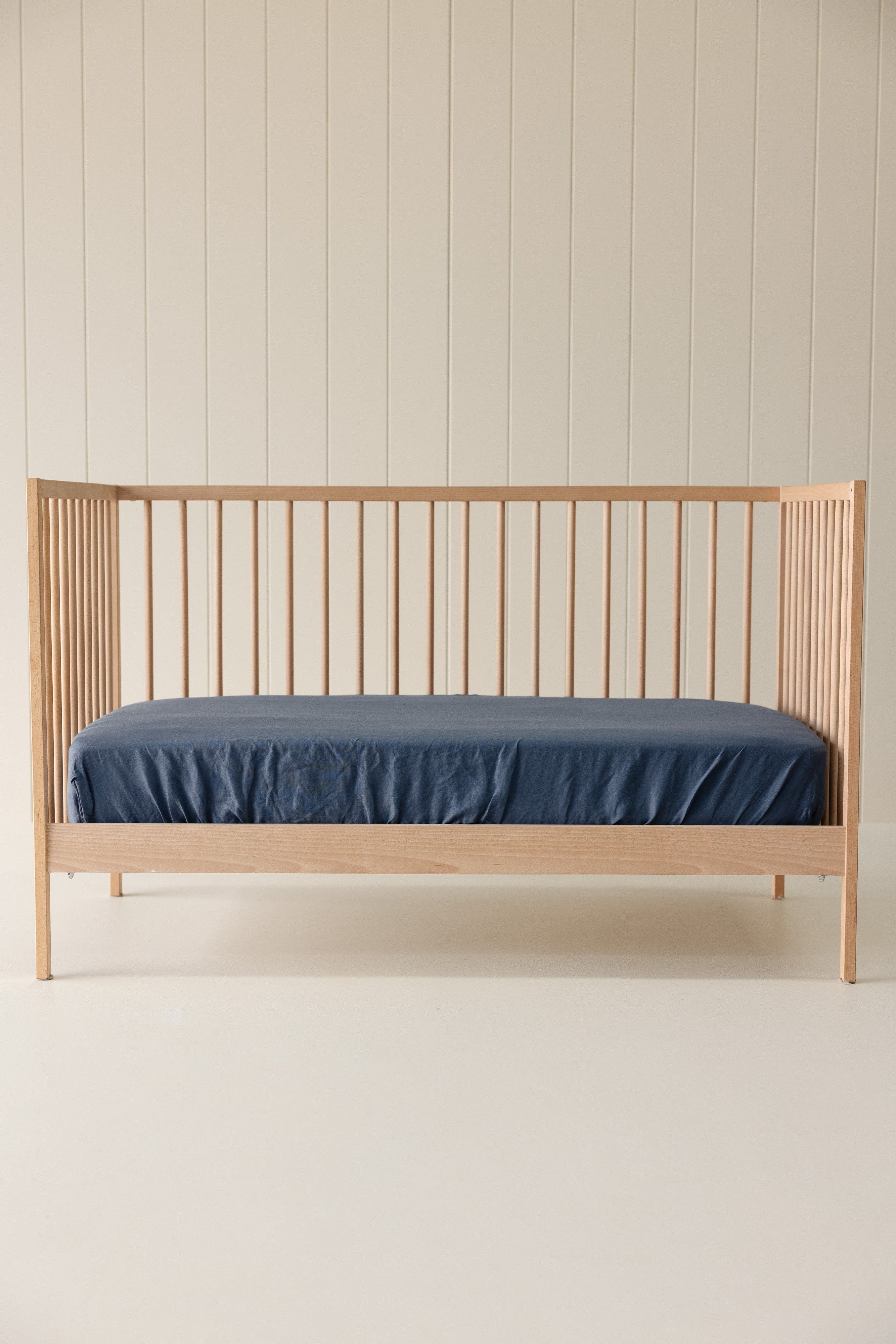 Cot Sheet - Denim Blue