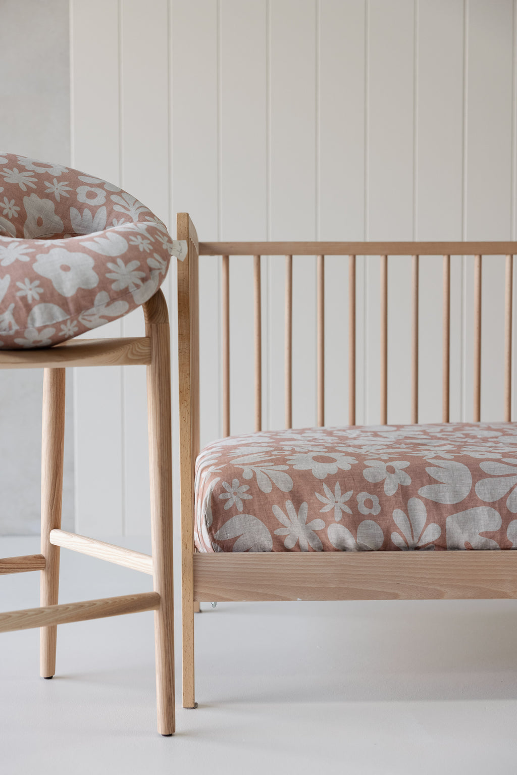 Cot Sheet - Meadow Soft Clay