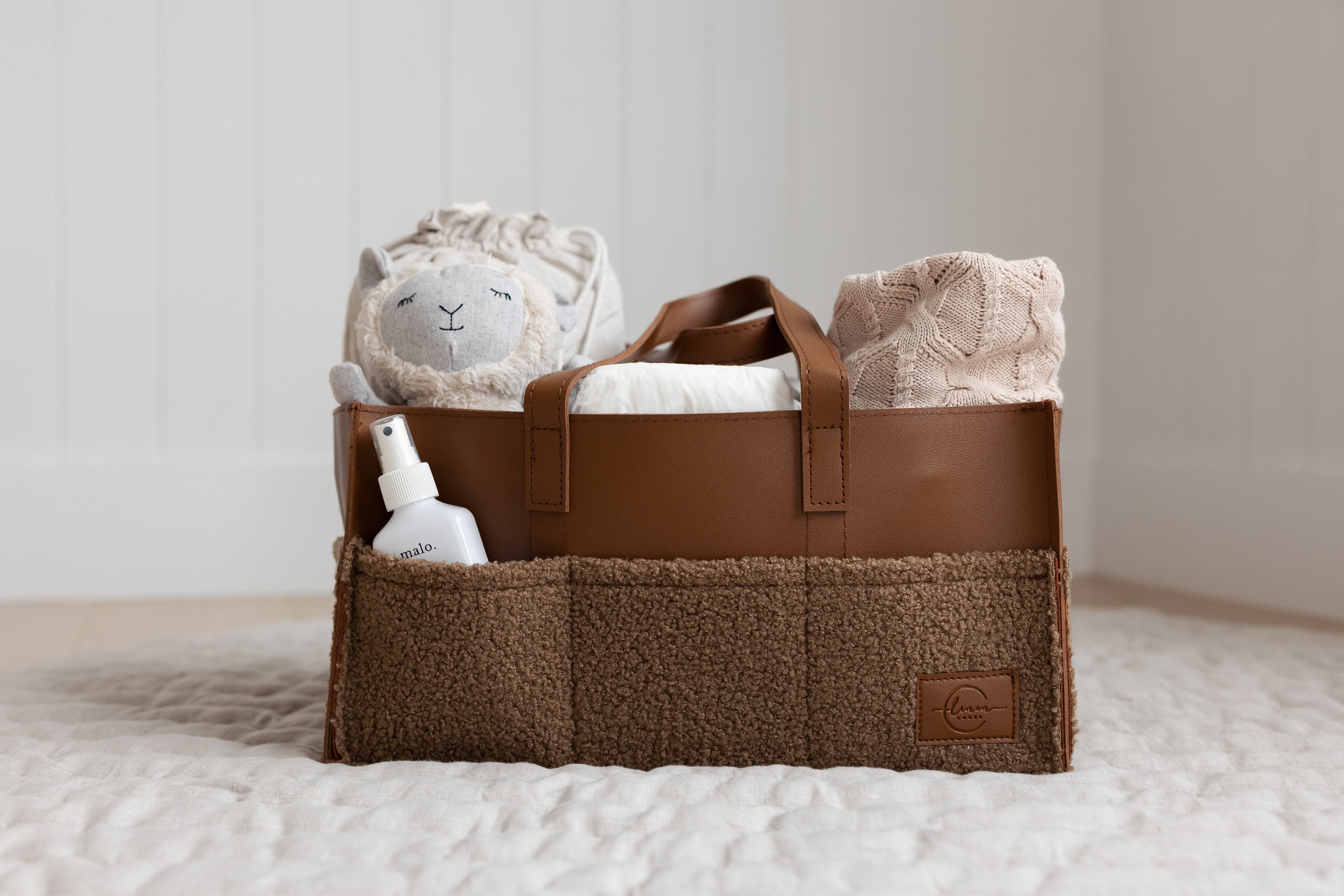 Nappy Caddy- Luxe Range- Coco