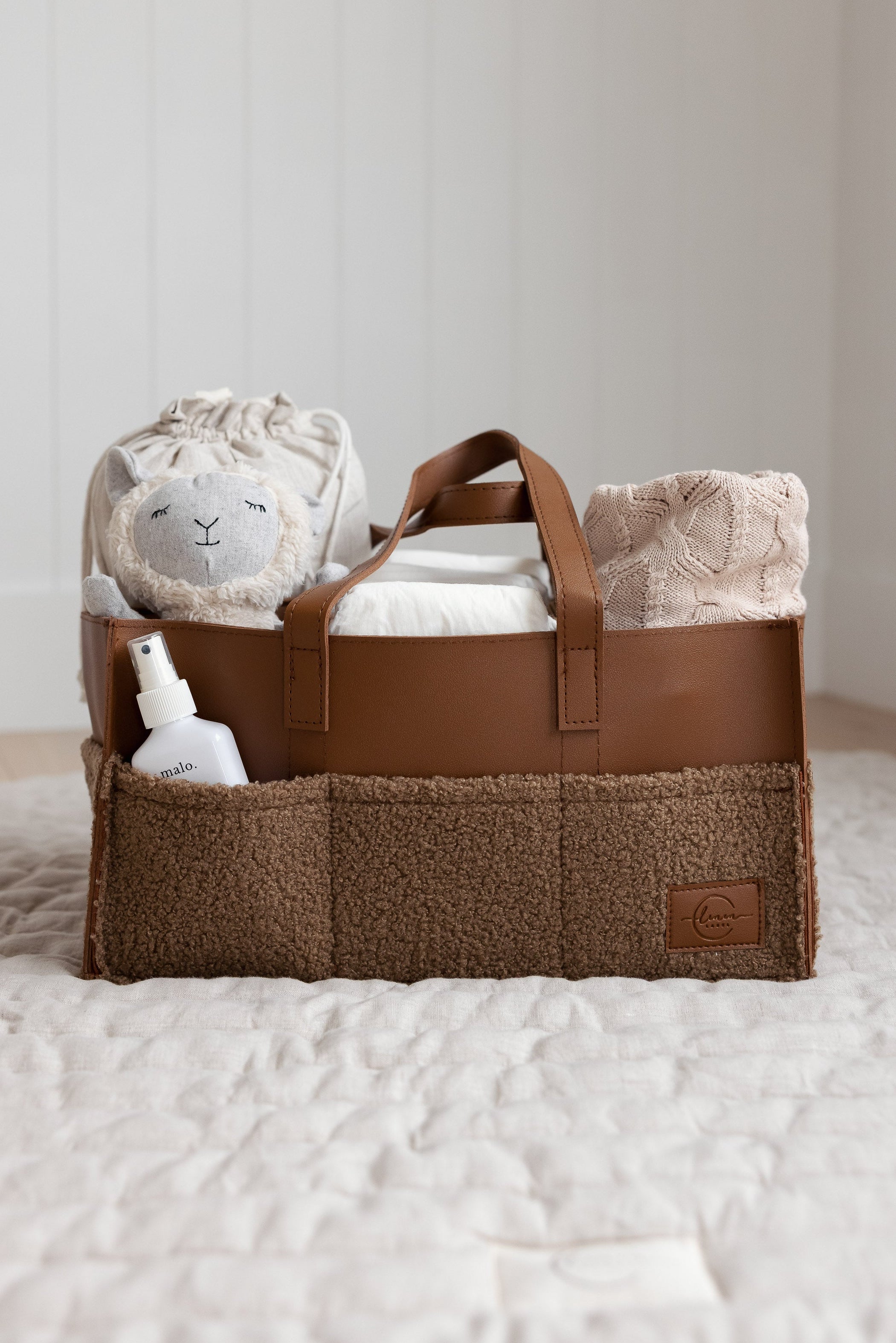Nappy Caddy- Luxe Range- Coco