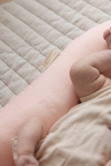 Baby Lounger Nest + Peachy Pink Linen Cover
