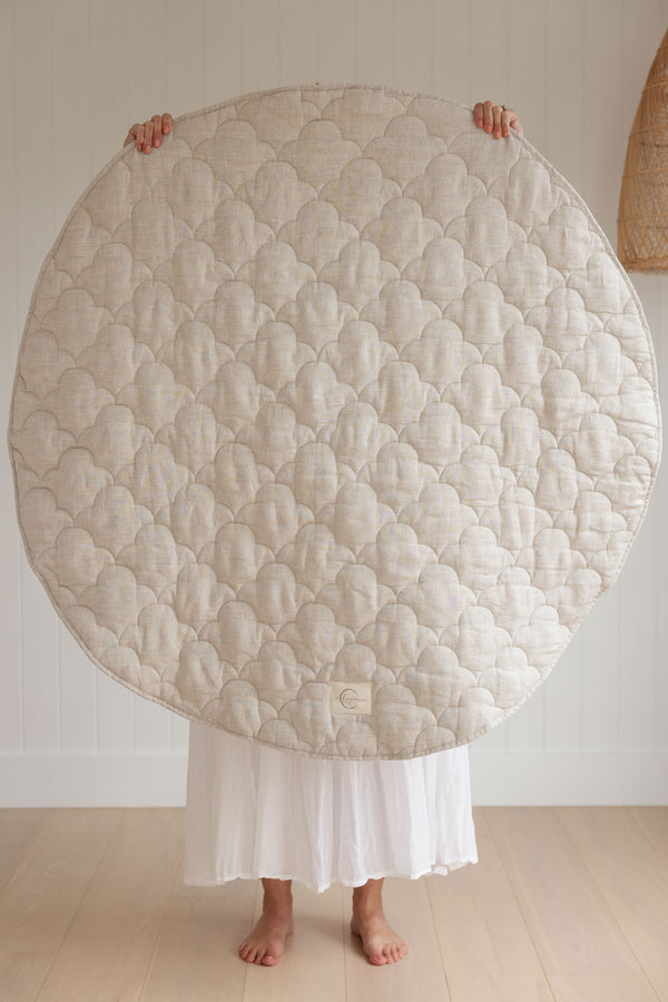 Natural Oat Cloud Quilted - Play Mat