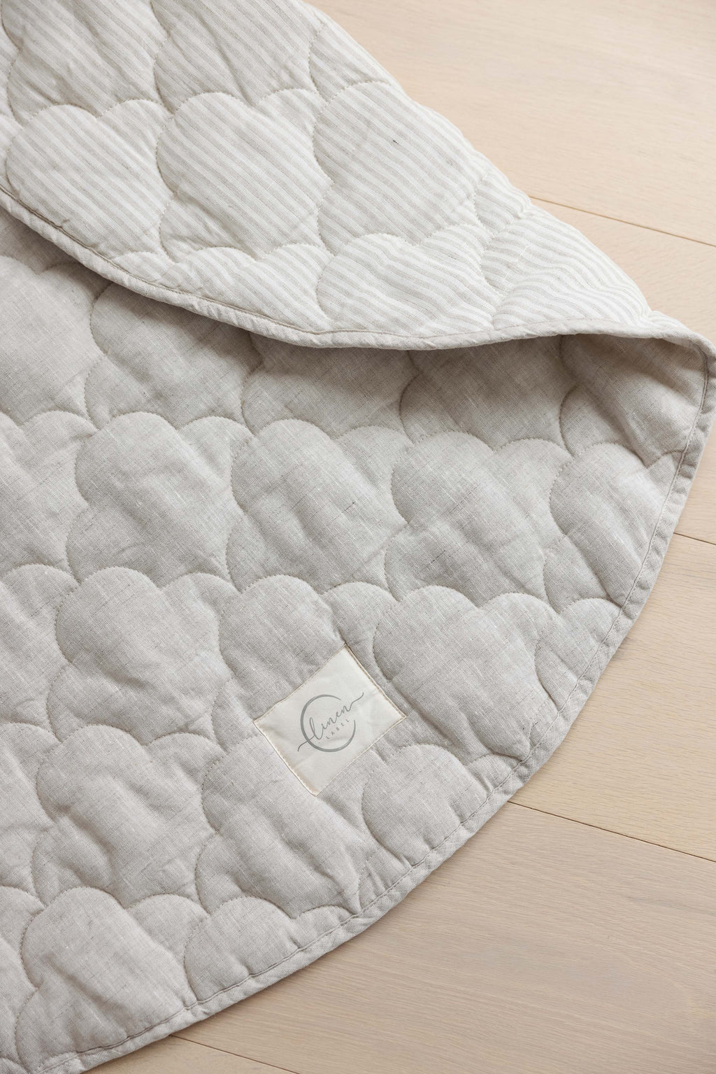 Oat & Stripe Cloud Quilted - Play Mat
