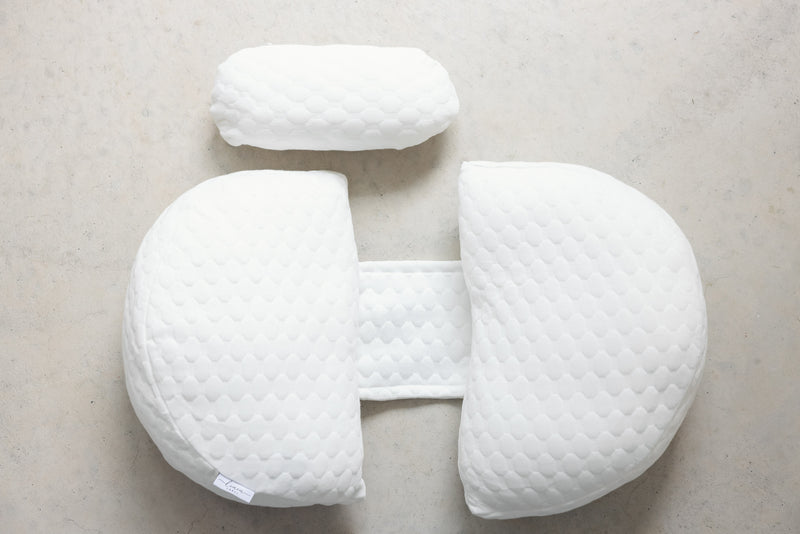 pregnancy Pillow compact soft quilted fabric for comfort pregnancy sleeping, three attachments 