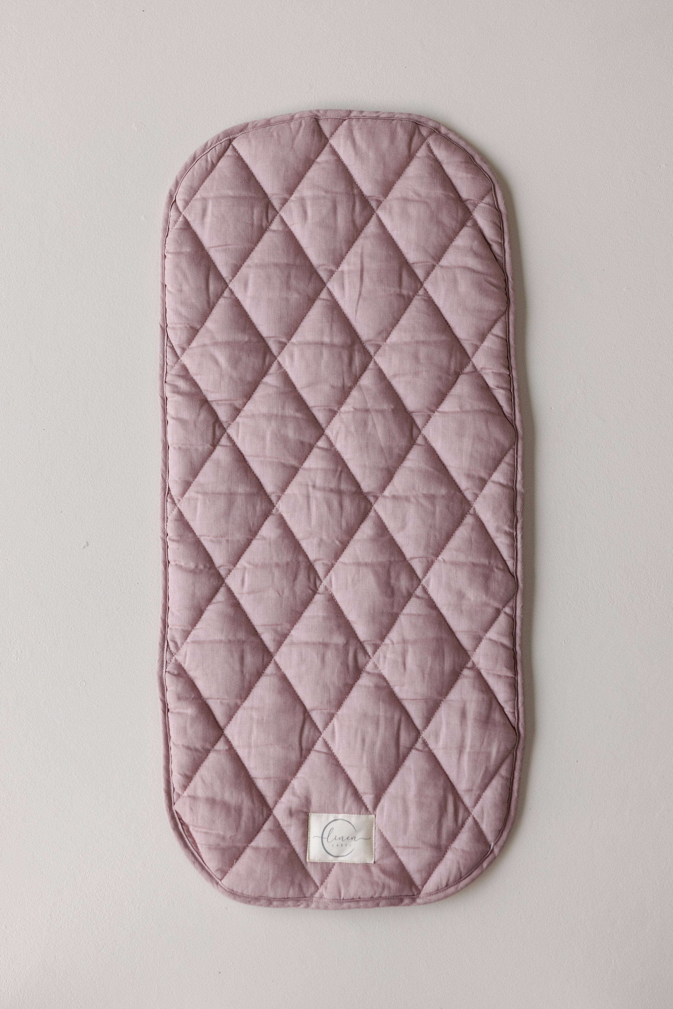 Pram Bassinet Liners- Blush Double sided