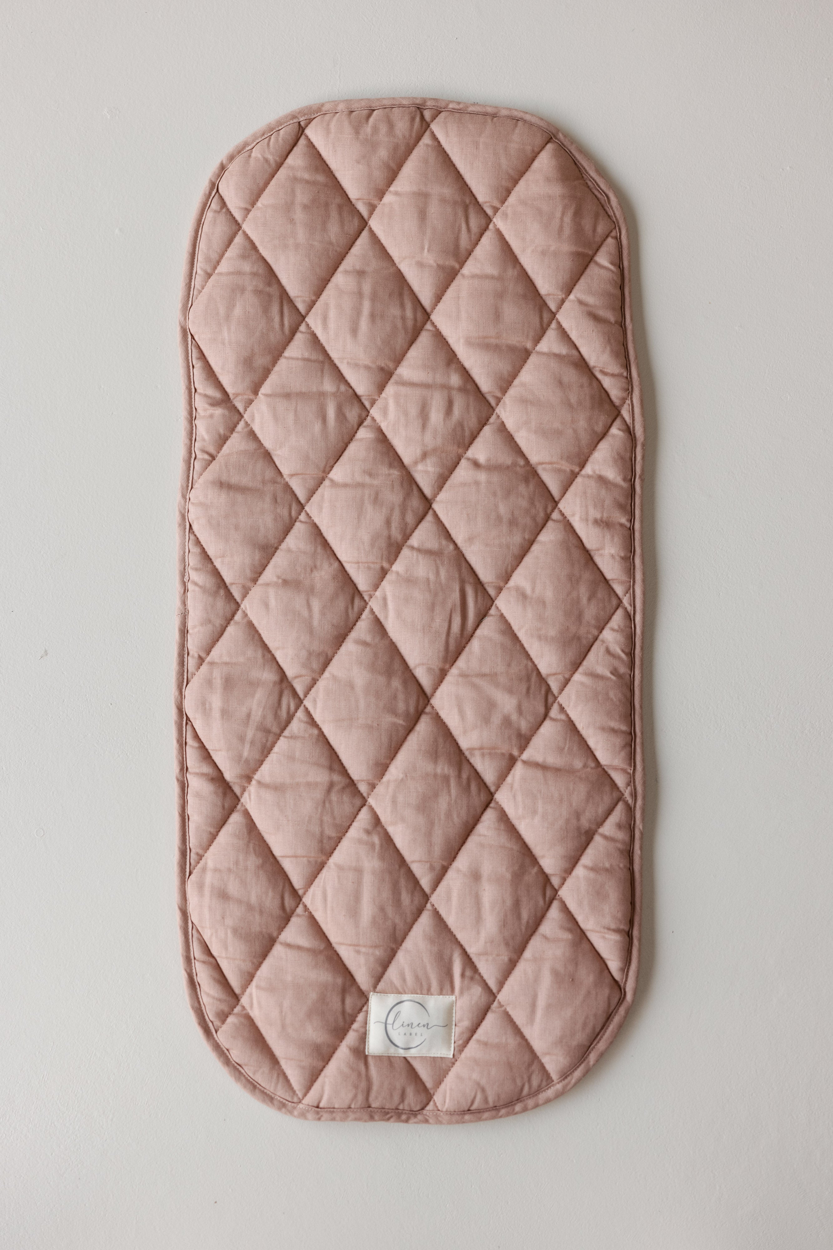 Pram Bassinet Liners- Soft Clay Double sided