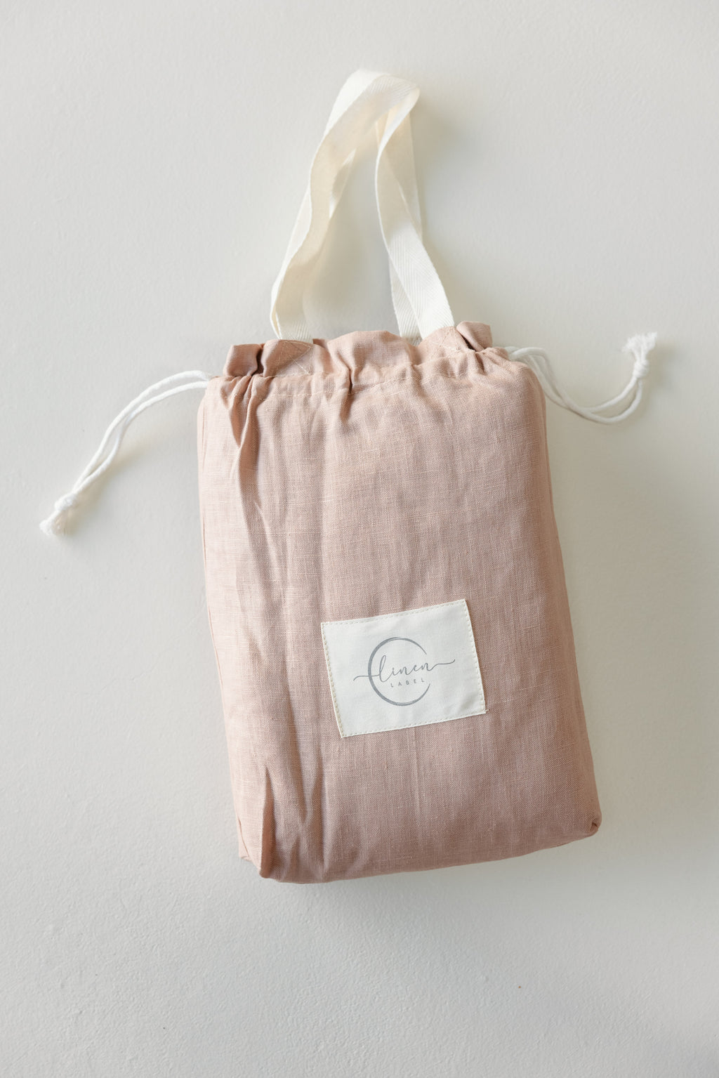 Linen Bassinet Sheet- Soft Clay