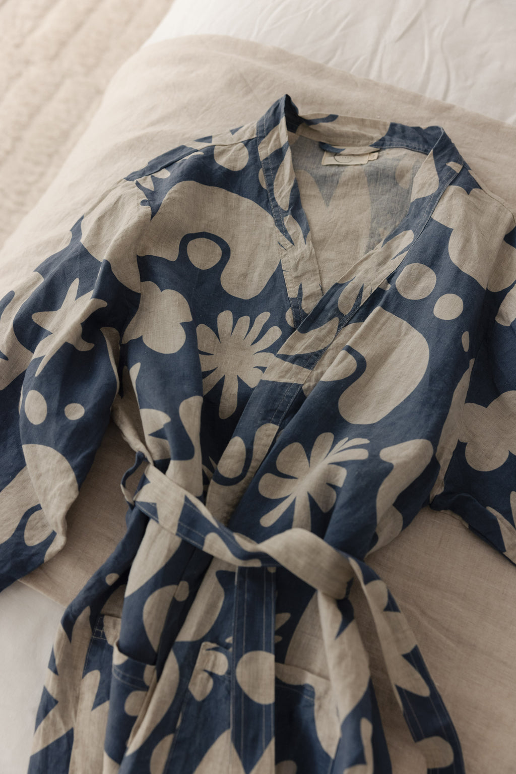 Robe Print - Denim Blue