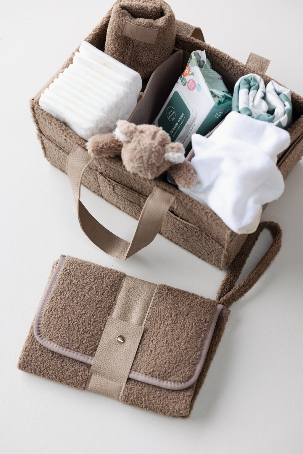 Ultimate Baby Shower Gift Bundle - Classic Nappy Caddy - Bundle