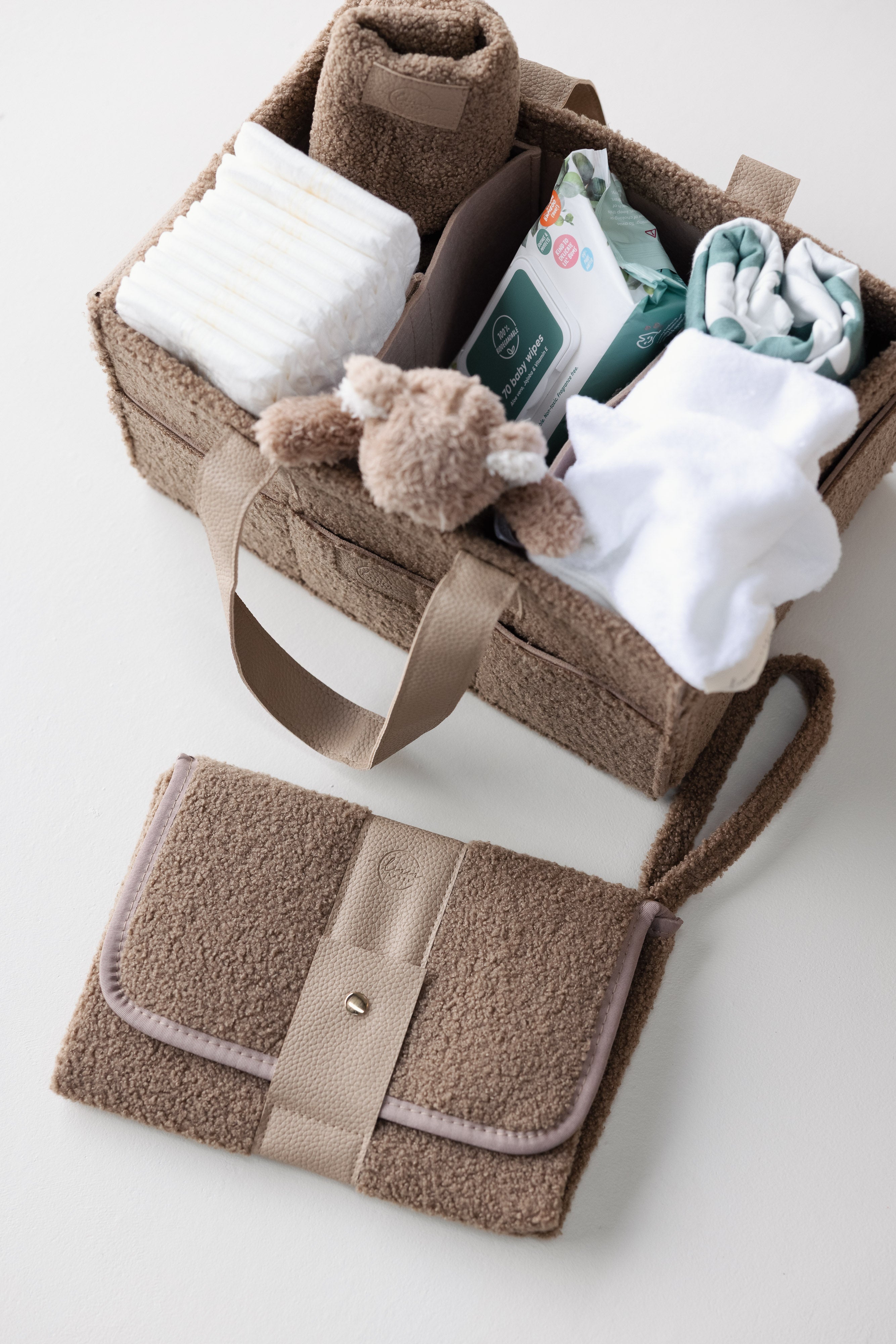 Ultimate Baby Shower Gift Bundle - Classic Nappy Caddy - Bundle