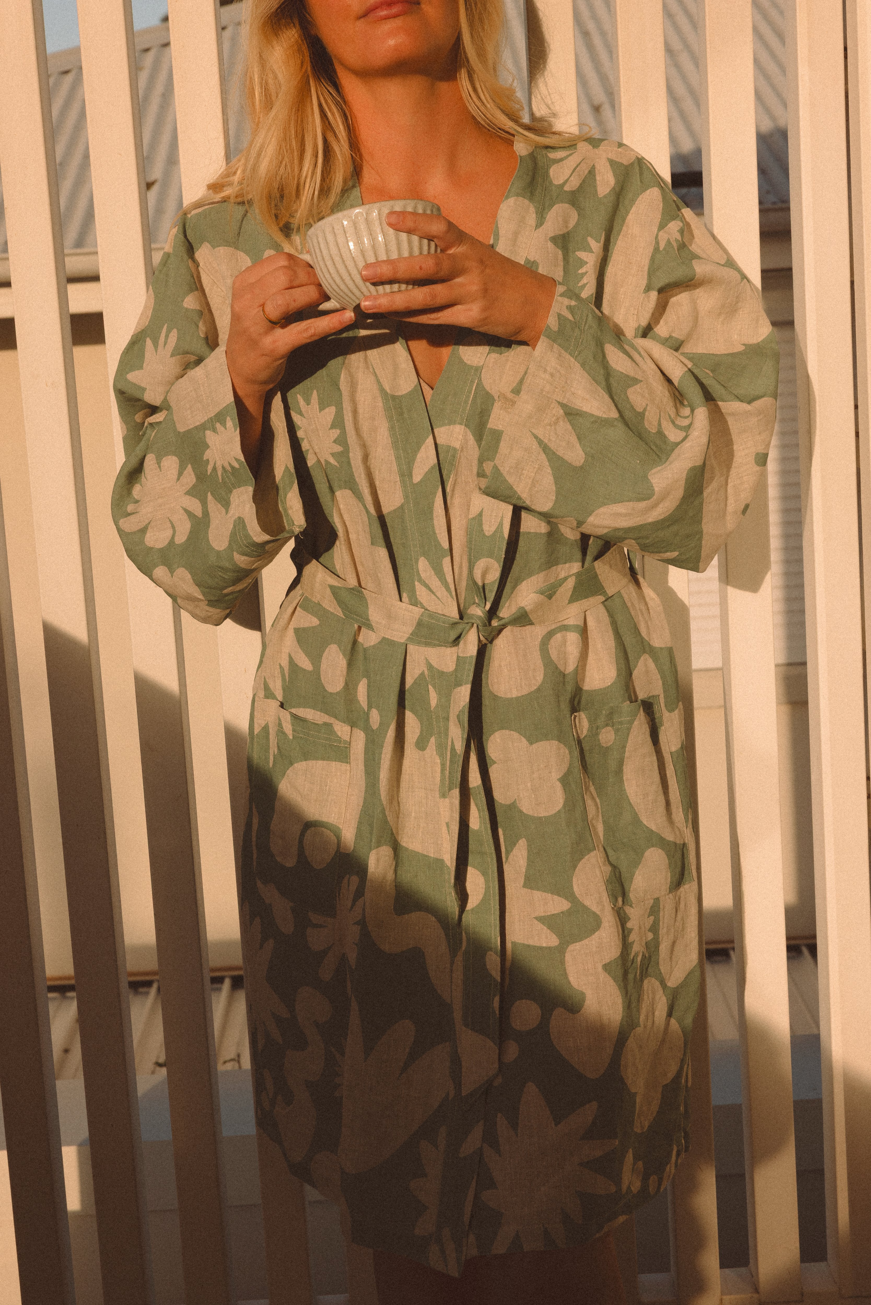 Robe Print- Opal Sage