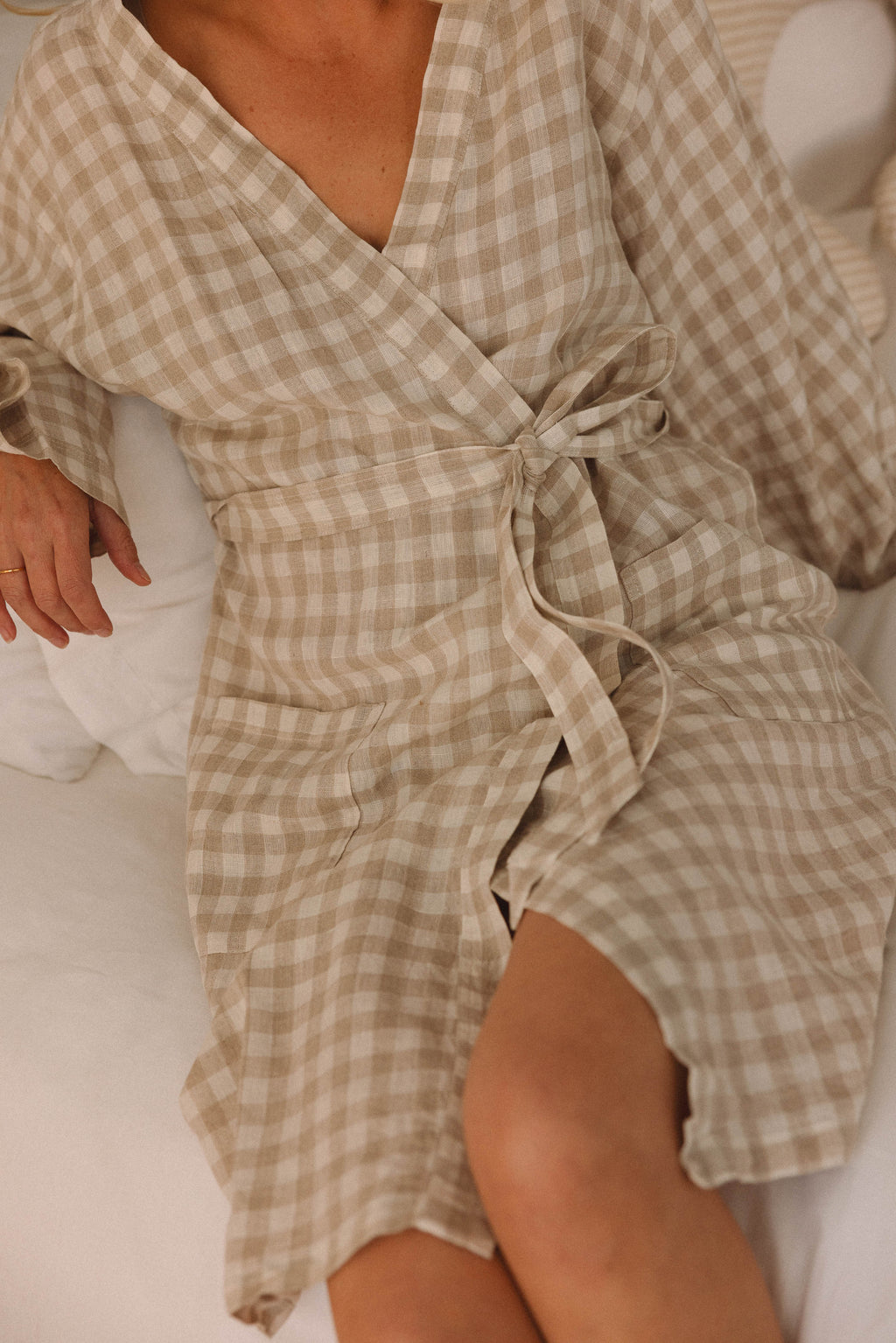 Oat Gingham - Robe