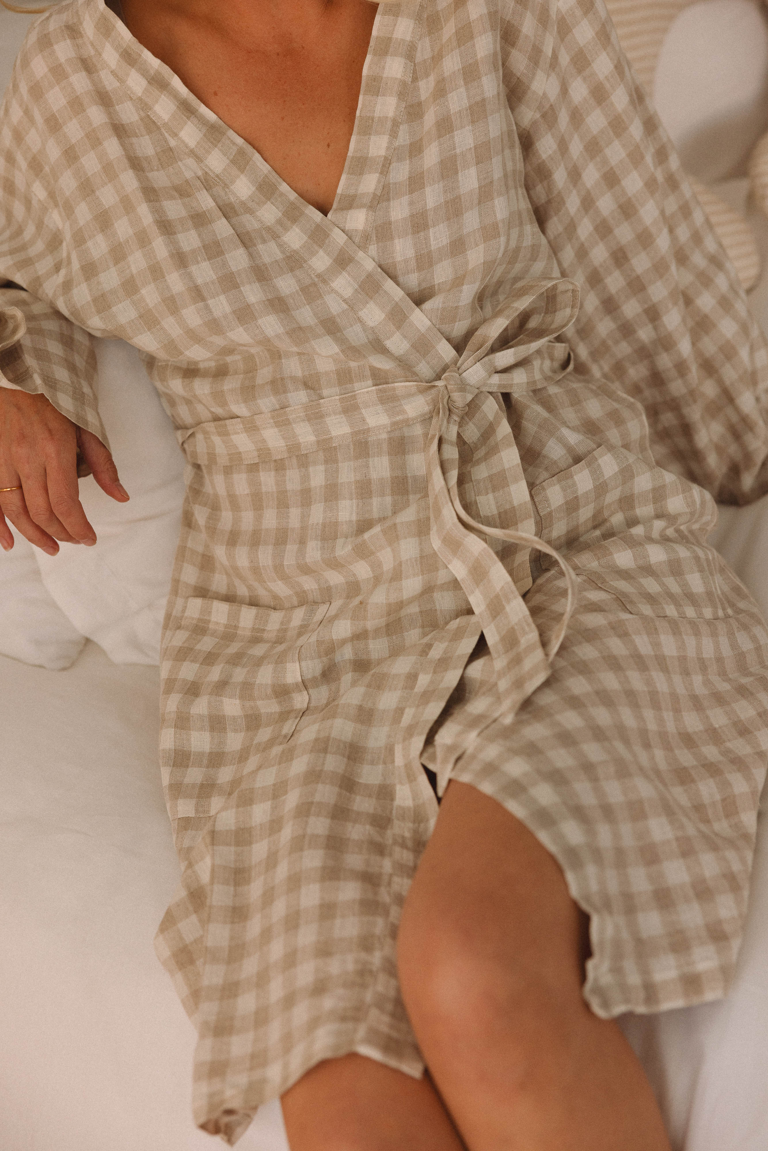 Oat Gingham - Robe