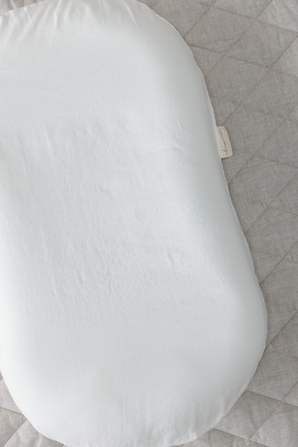 Baby Lounger Nest + Snow White Linen Cover